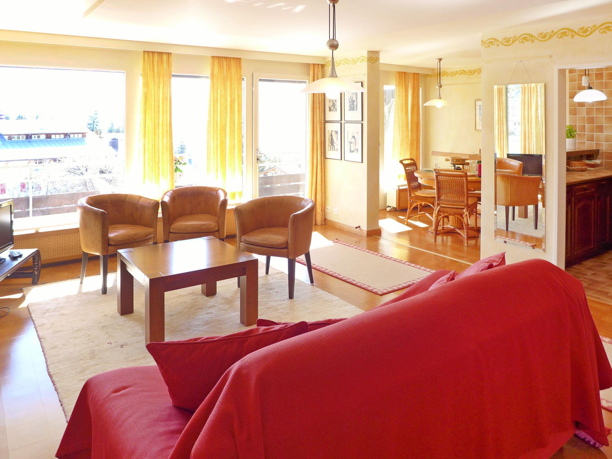 Photo 6 - 1 bedroom Apartment in Crans-Montana with swimming pool and mountain view