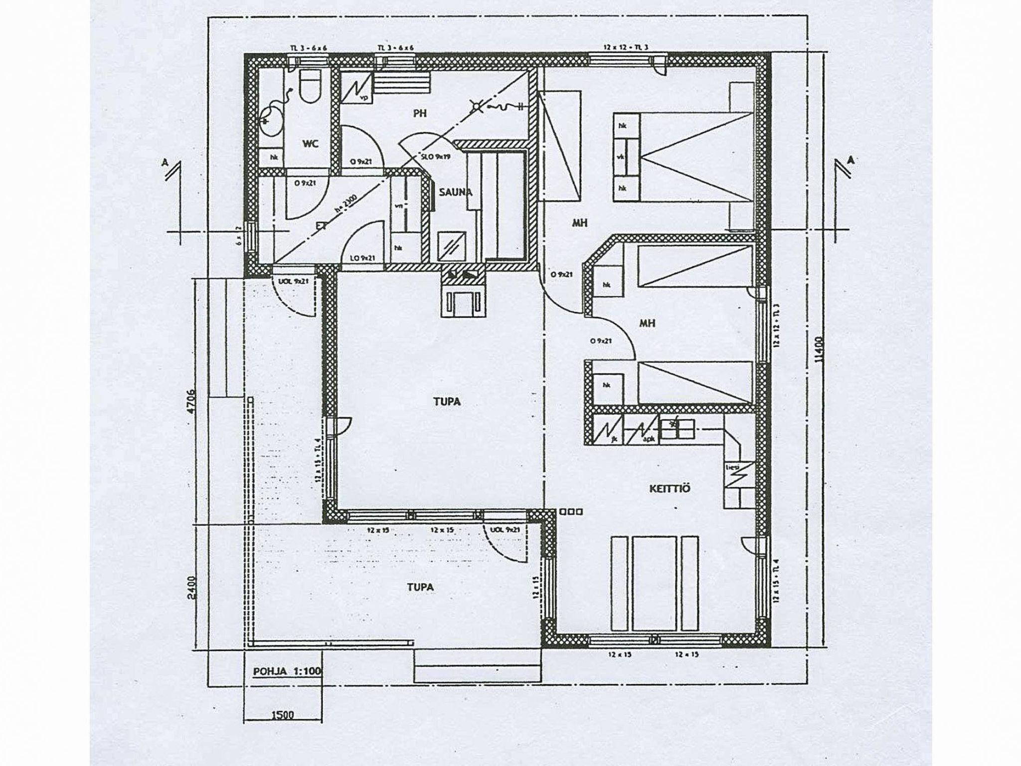 Foto 21 - Casa de 2 habitaciones en Pertunmaa con sauna