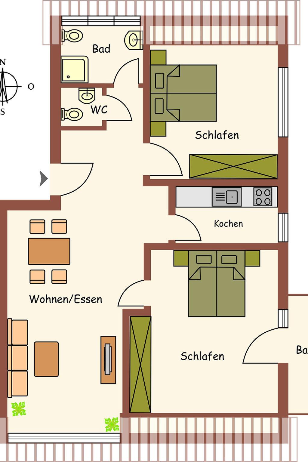 Foto 11 - Apartamento de 2 quartos em Bernau im Schwarzwald com terraço e vista para a montanha