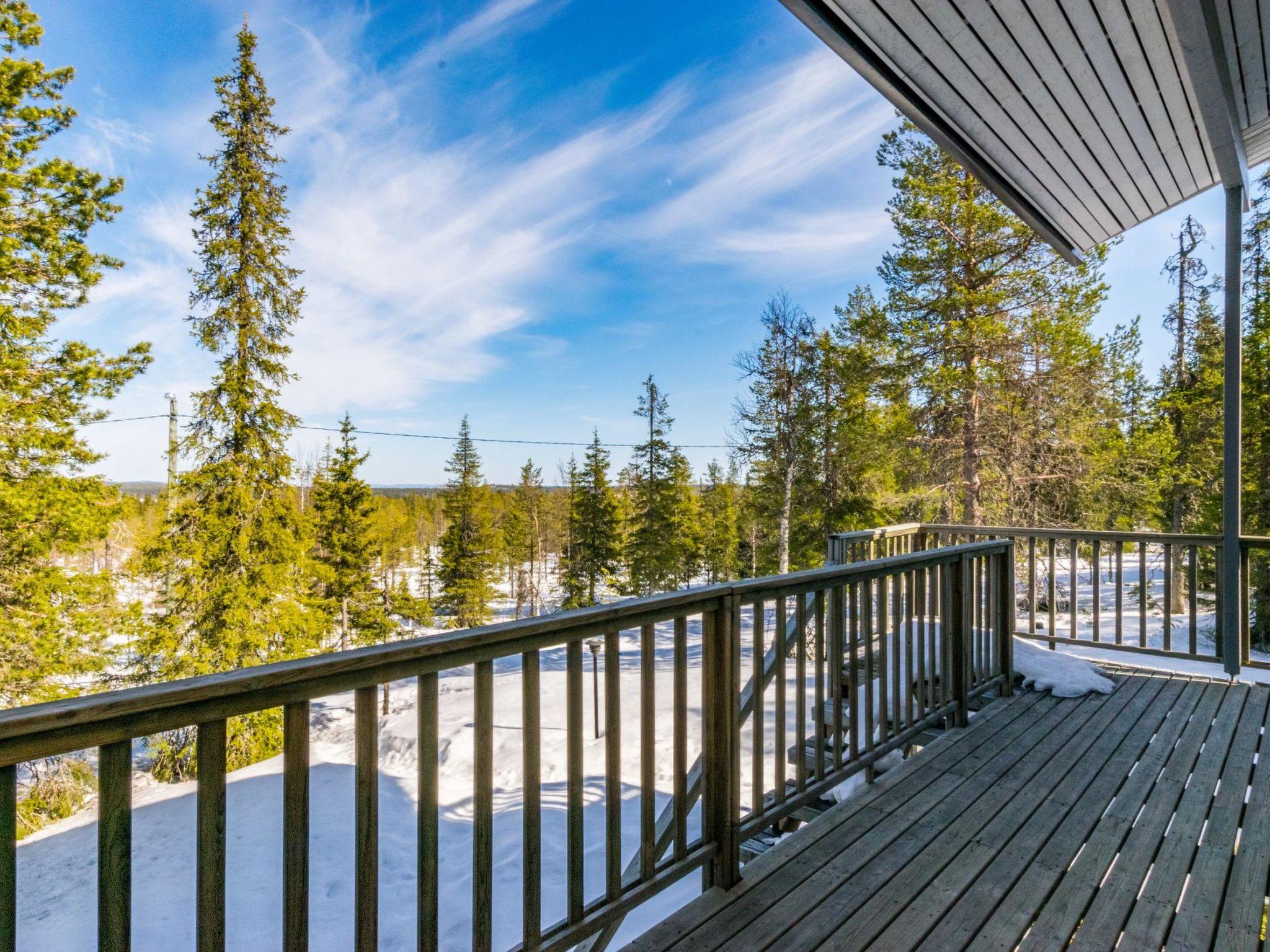 Foto 12 - Casa de 1 quarto em Kuusamo com sauna e vista para a montanha