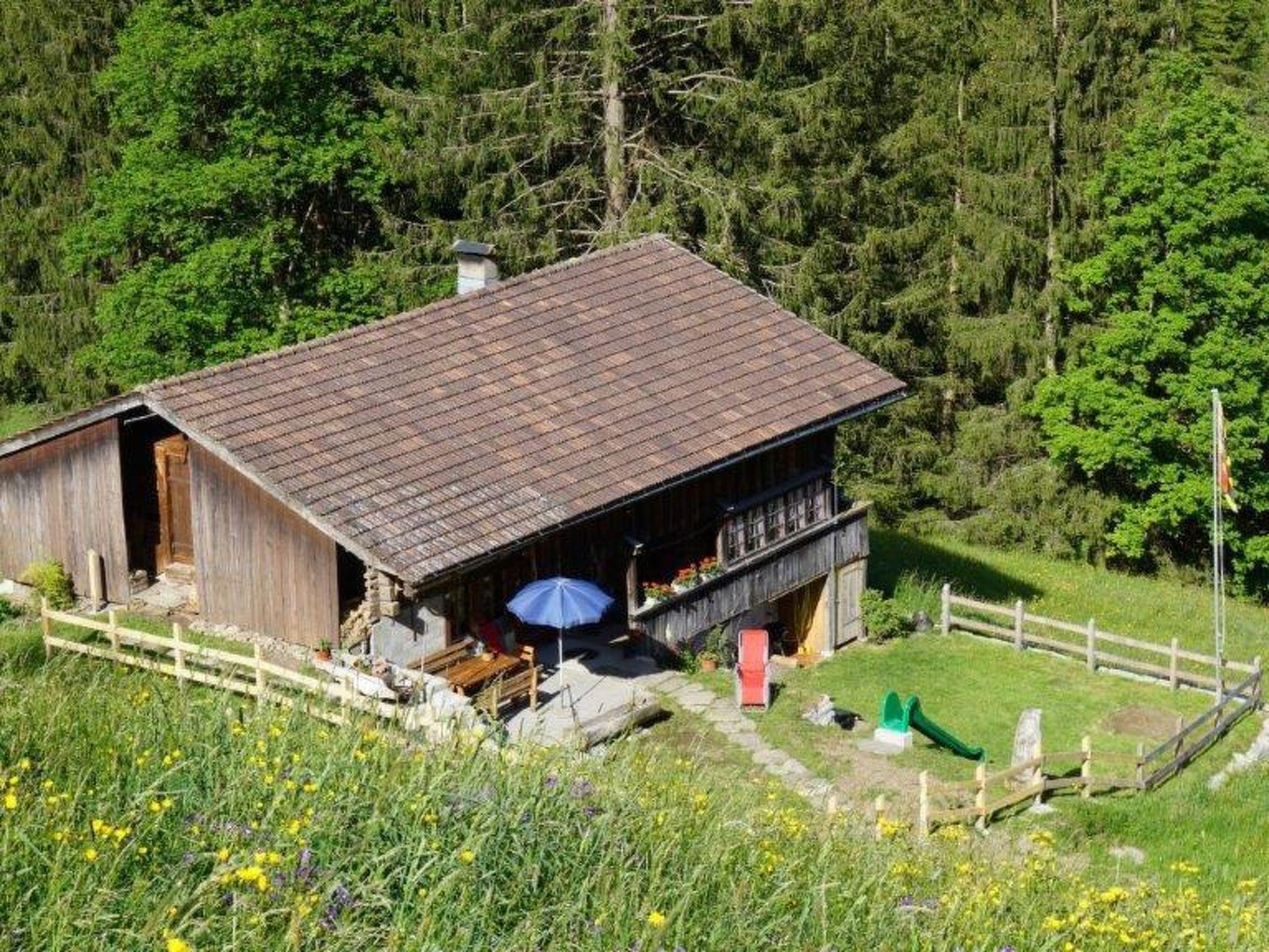 Photo 1 - Appartement de 3 chambres à Adelboden avec jardin