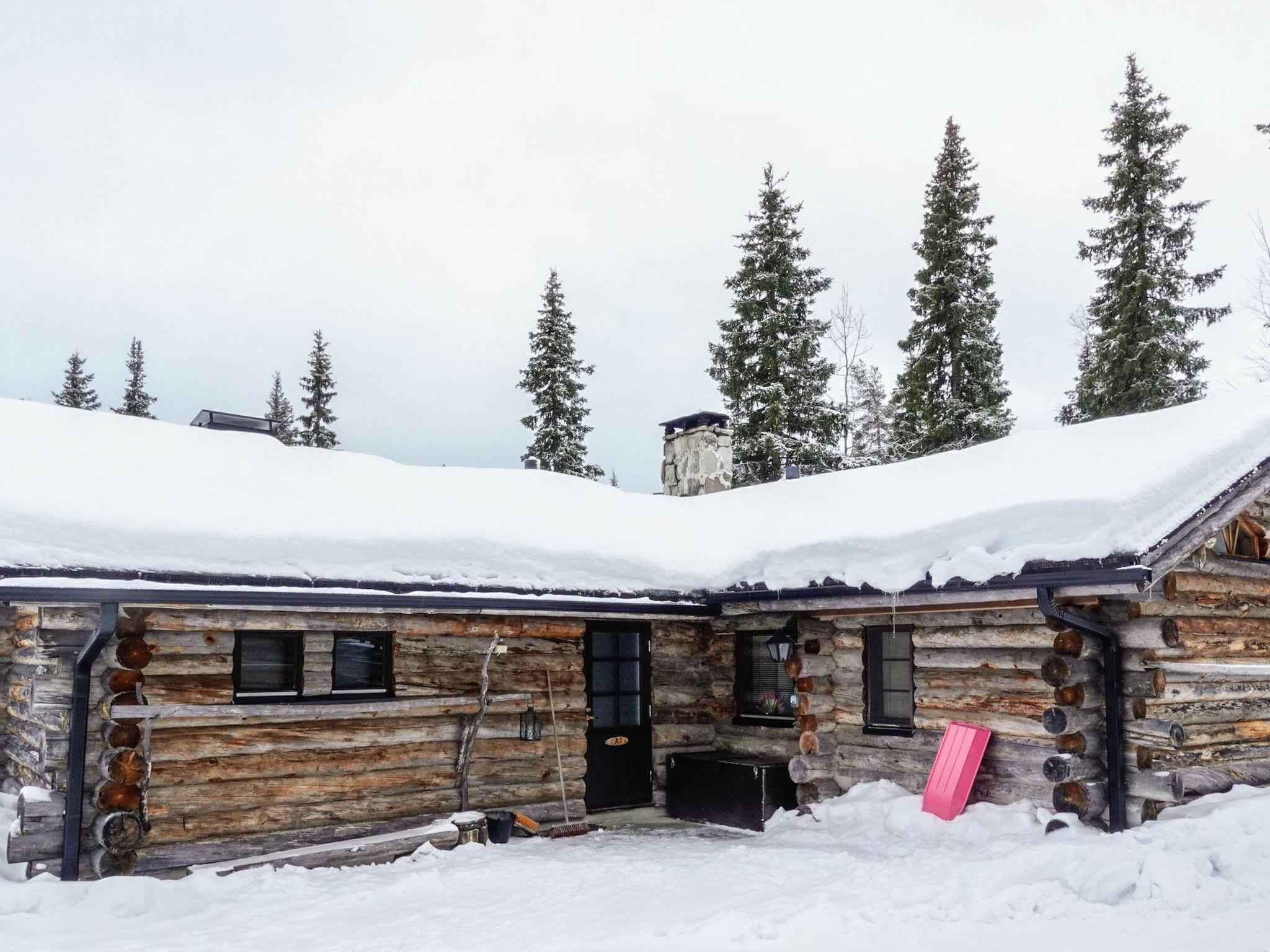 Foto 6 - Casa de 2 habitaciones en Sodankylä con sauna y vistas a la montaña