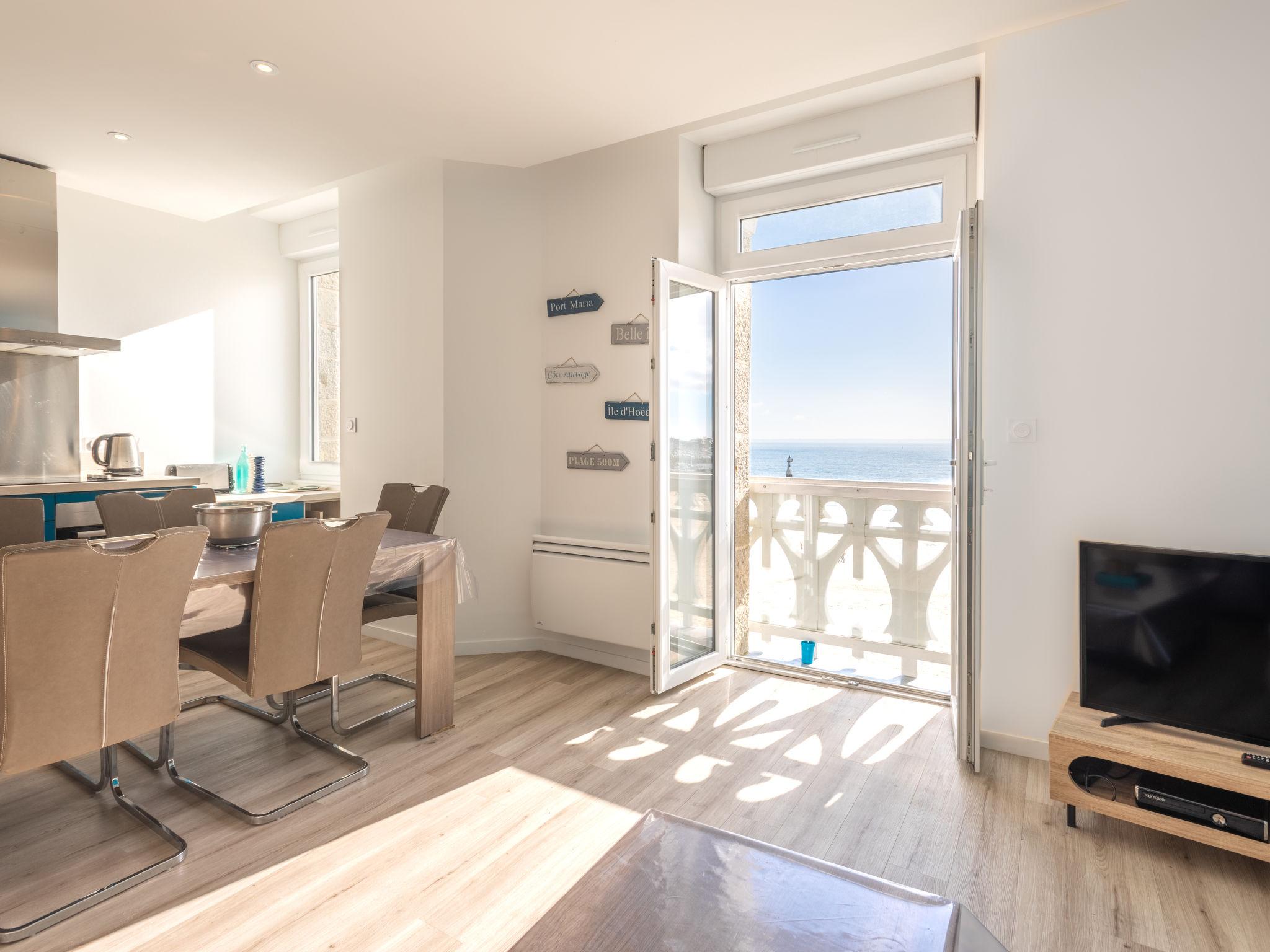 Photo 1 - Appartement de 2 chambres à Quiberon avec vues à la mer