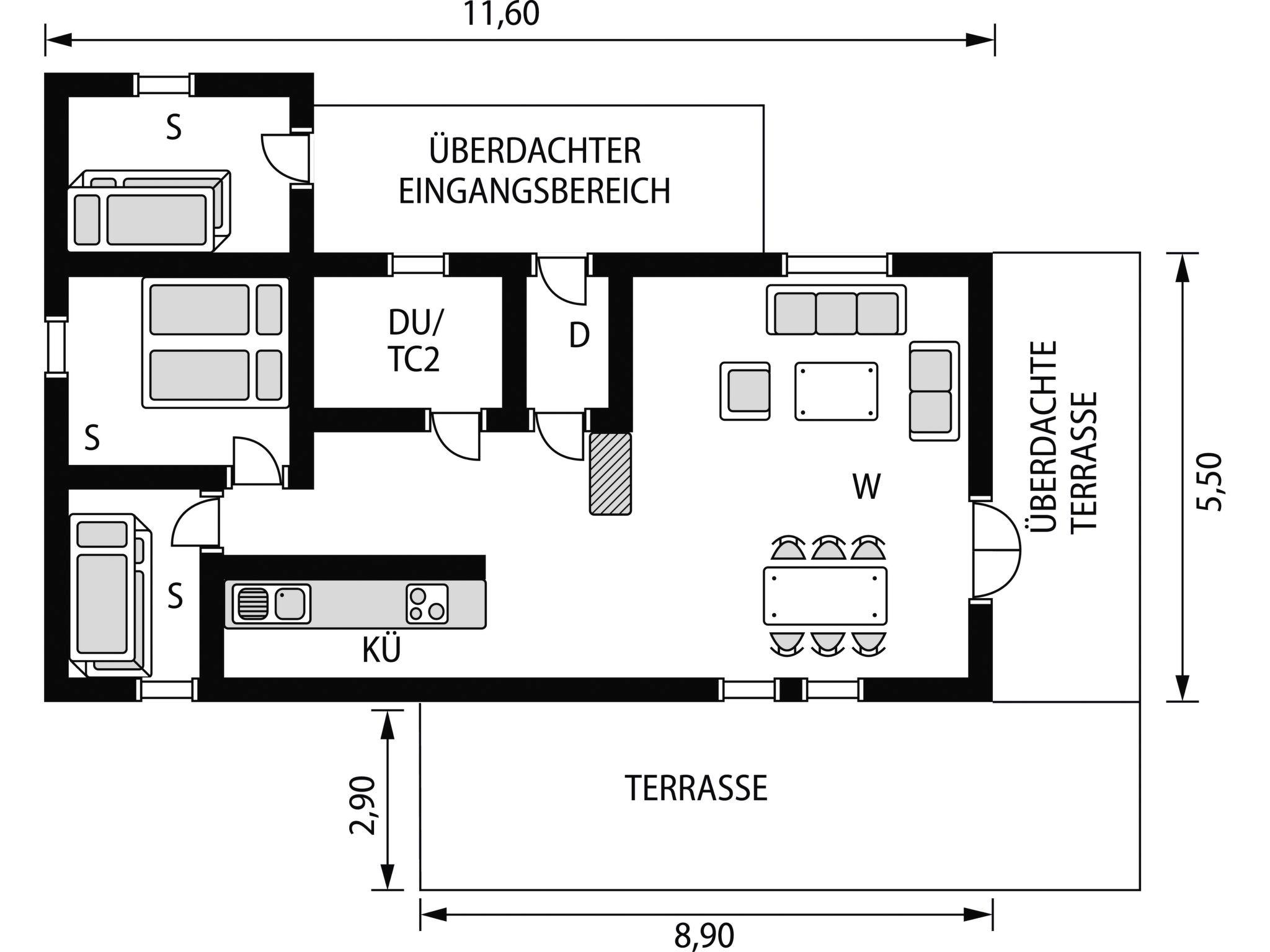 Foto 14 - Casa con 3 camere da letto a Arendal con terrazza