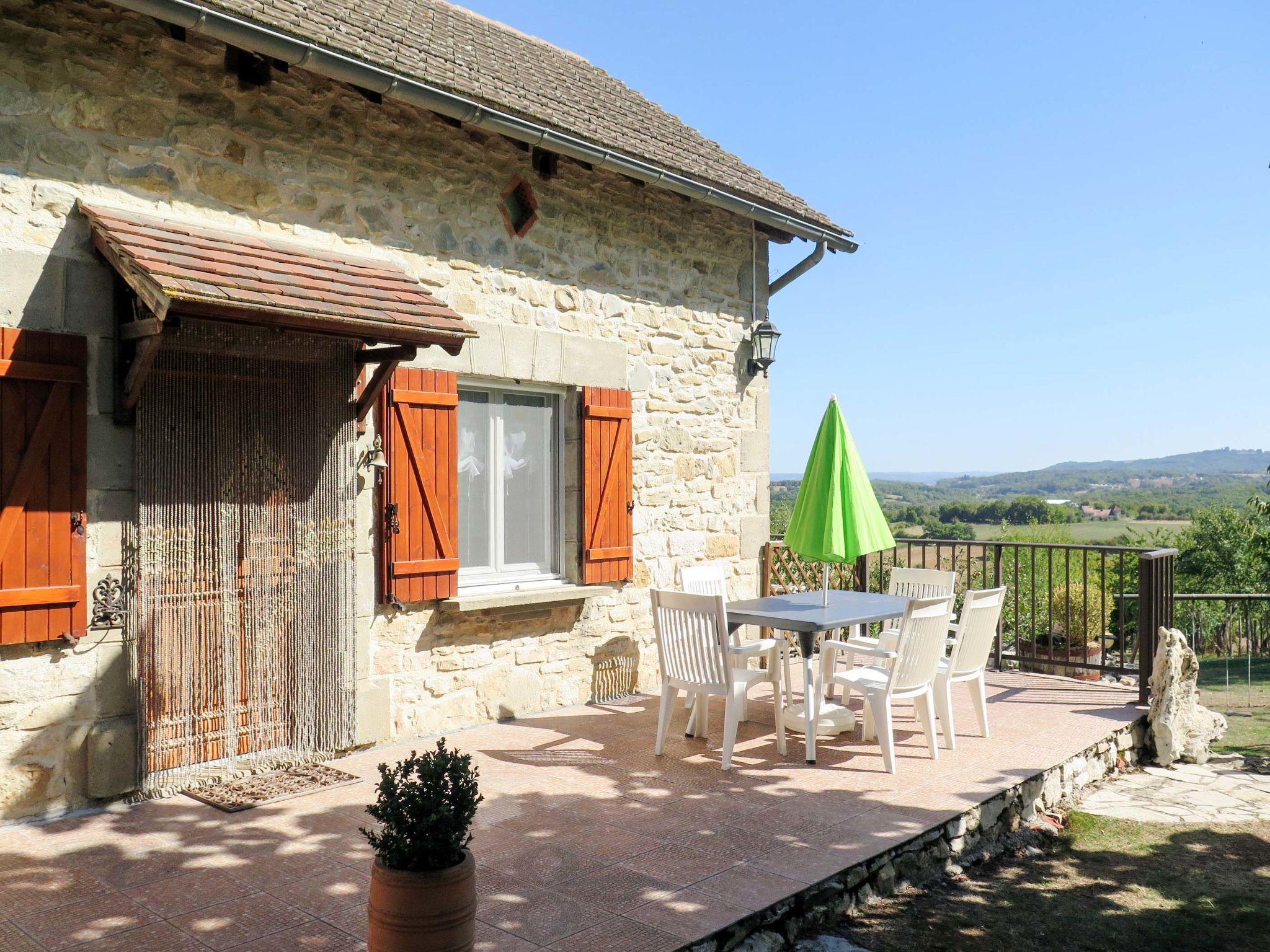 Foto 2 - Casa de 2 quartos em Loubressac com piscina privada e jardim