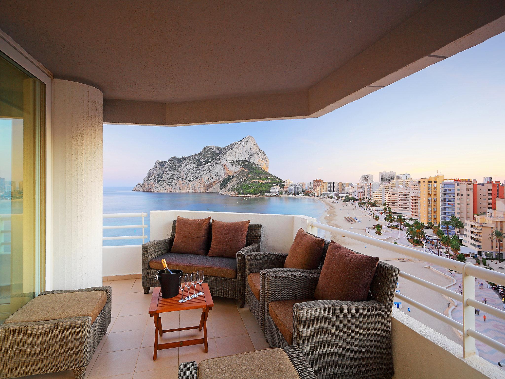 Foto 5 - Apartamento de 3 habitaciones en Calpe con piscina y vistas al mar