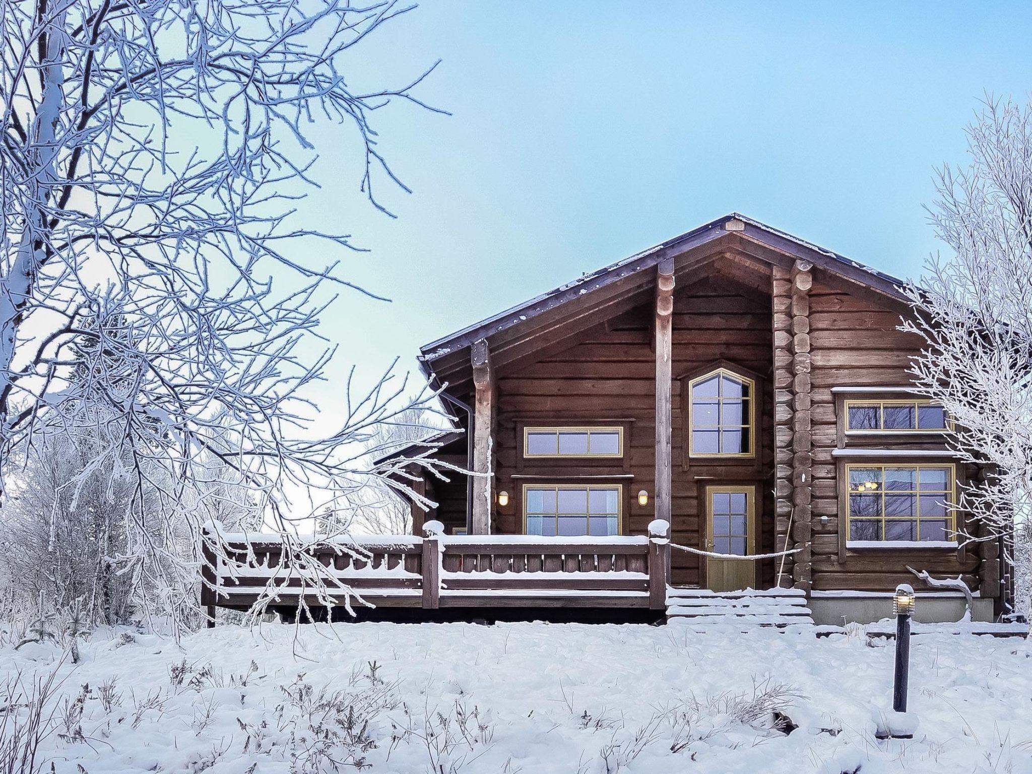 Foto 8 - Casa de 2 quartos em Inari com sauna e vista para a montanha