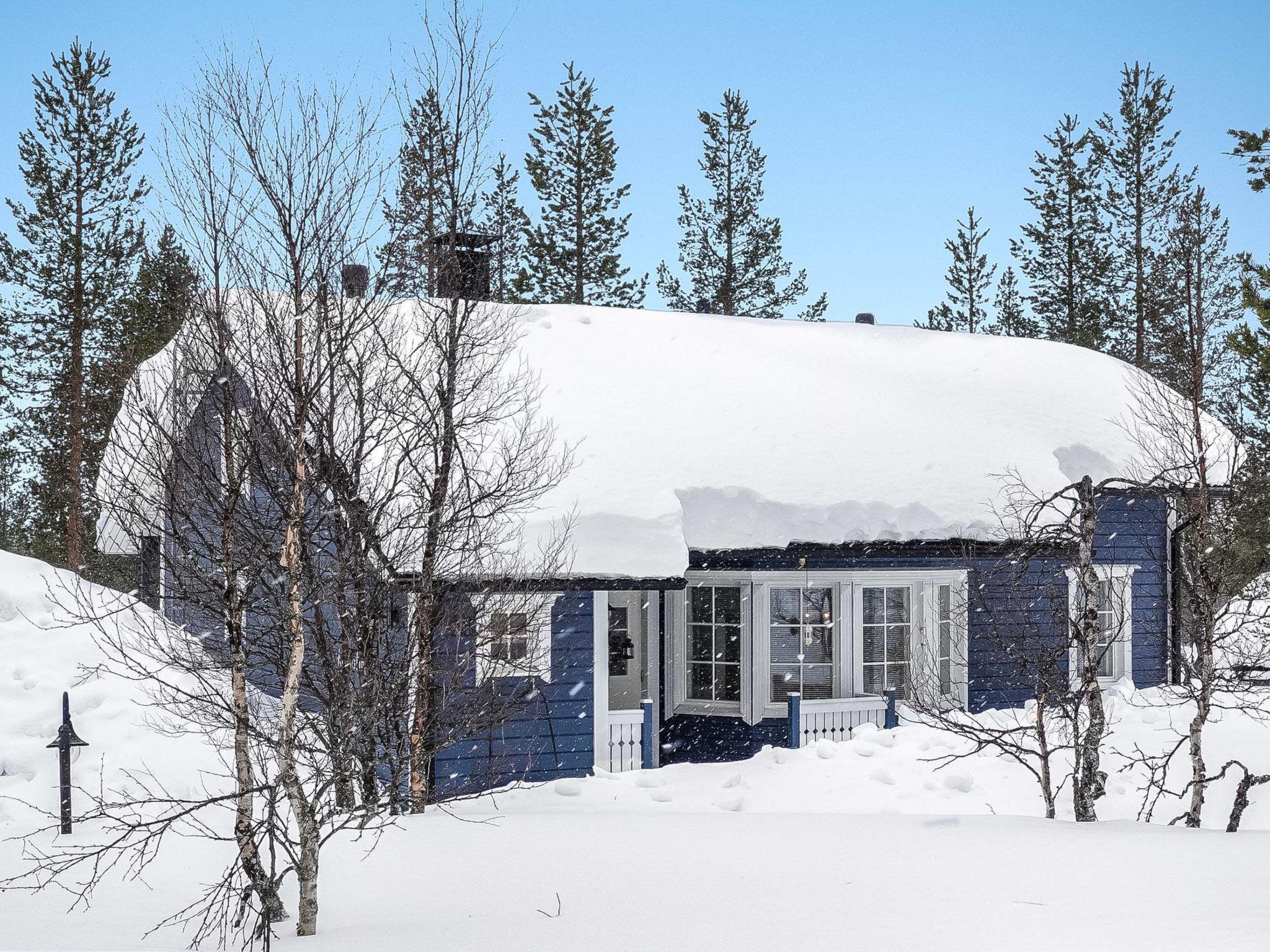 Foto 1 - Casa de 2 quartos em Inari com sauna e vista para a montanha