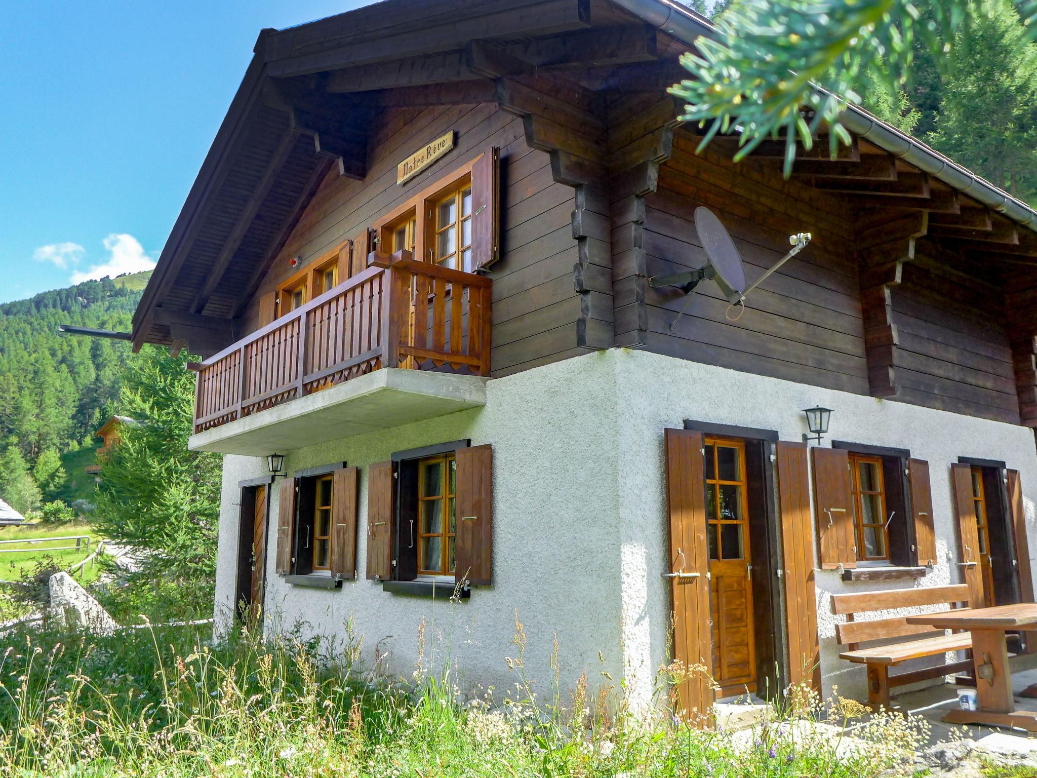 Photo 1 - Maison de 3 chambres à Anniviers avec jardin et vues sur la montagne