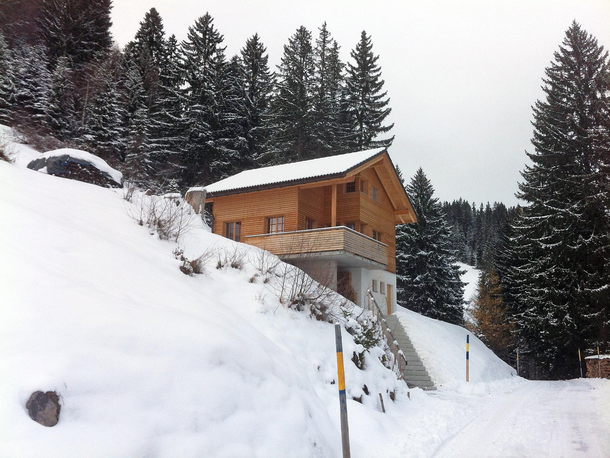 Foto 26 - Haus mit 2 Schlafzimmern in Furna mit terrasse und blick auf die berge