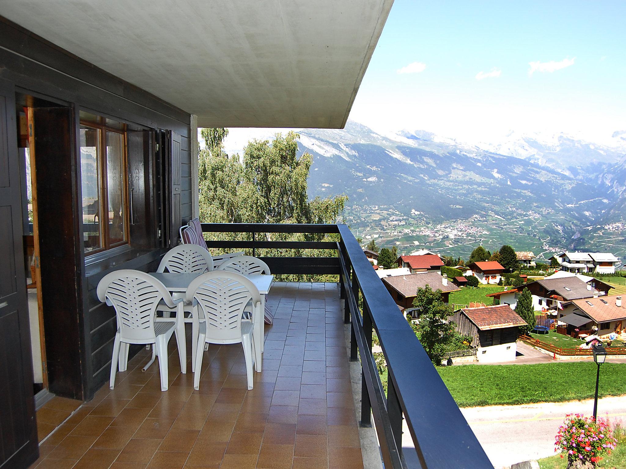 Foto 2 - Apartment mit 2 Schlafzimmern in Nendaz mit schwimmbad und blick auf die berge