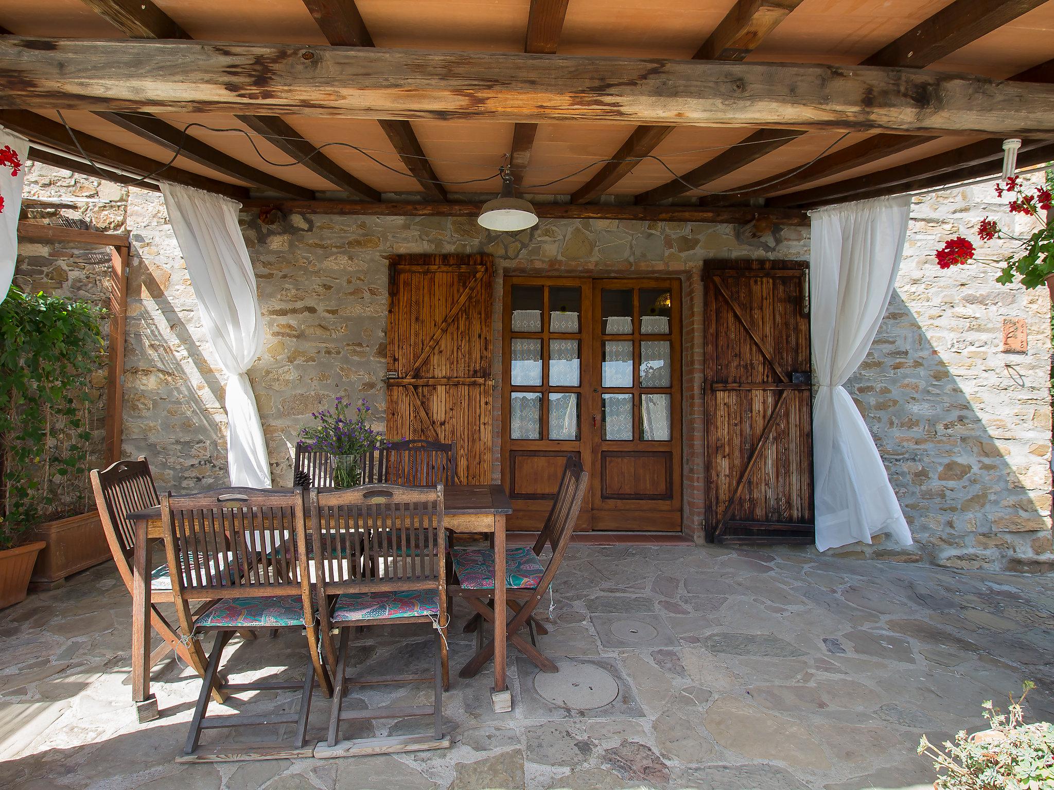 Foto 4 - Casa de 3 quartos em Campagnatico com piscina e vistas do mar