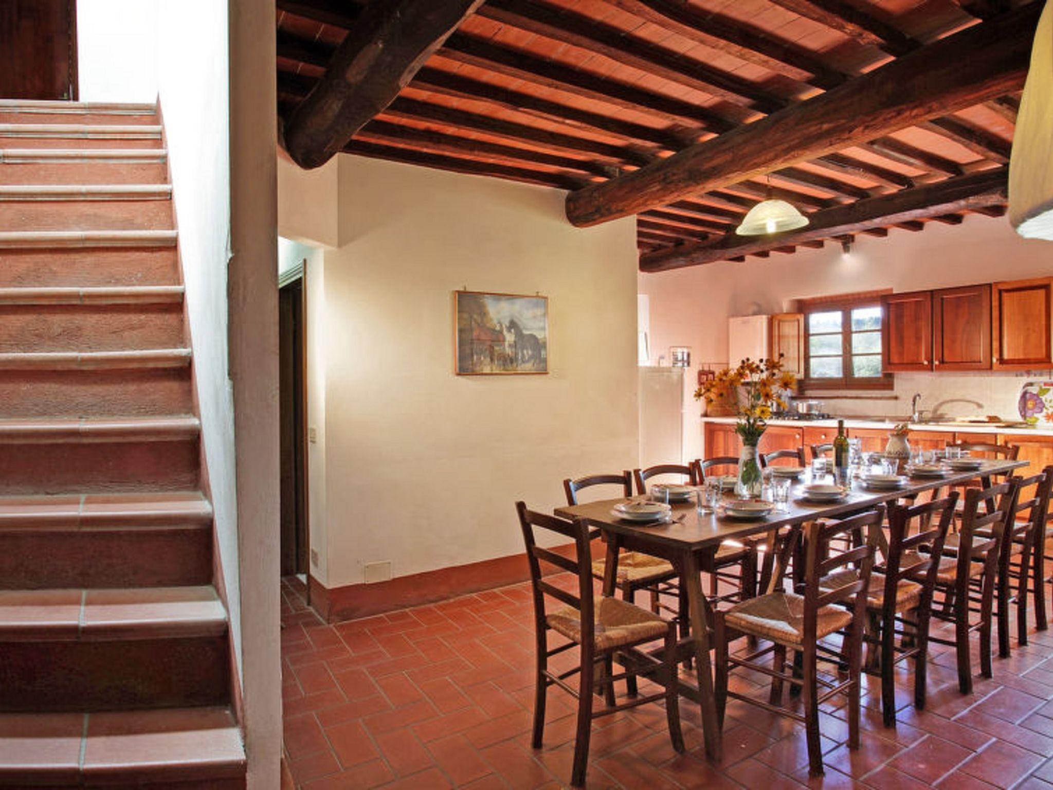 Photo 9 - 7 bedroom Apartment in Gaiole in Chianti with swimming pool and garden