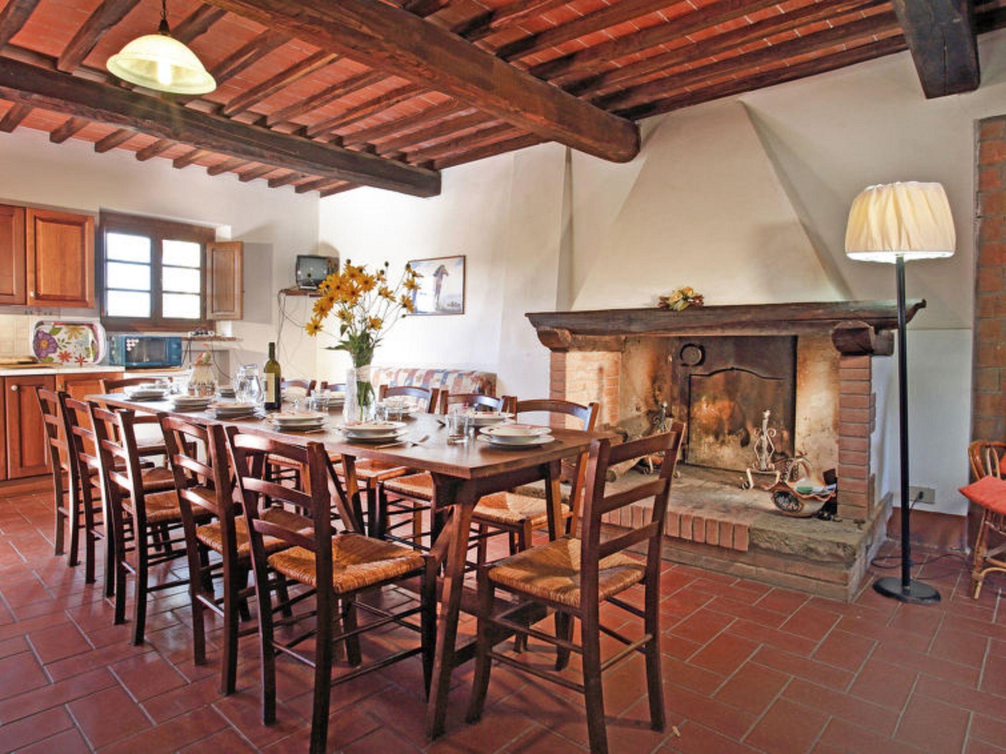 Photo 3 - 7 bedroom Apartment in Gaiole in Chianti with swimming pool and garden