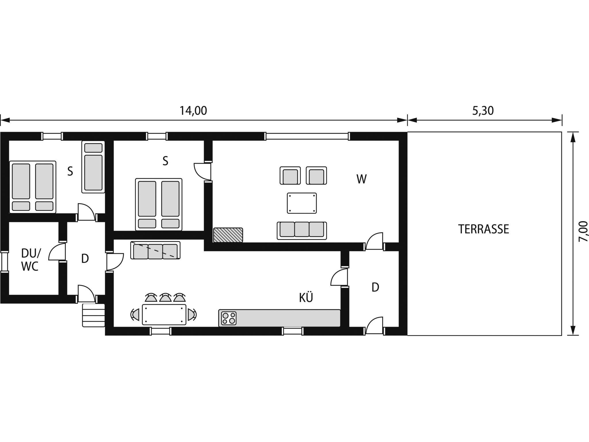 Foto 6 - Casa con 2 camere da letto a Bremanger con giardino e terrazza