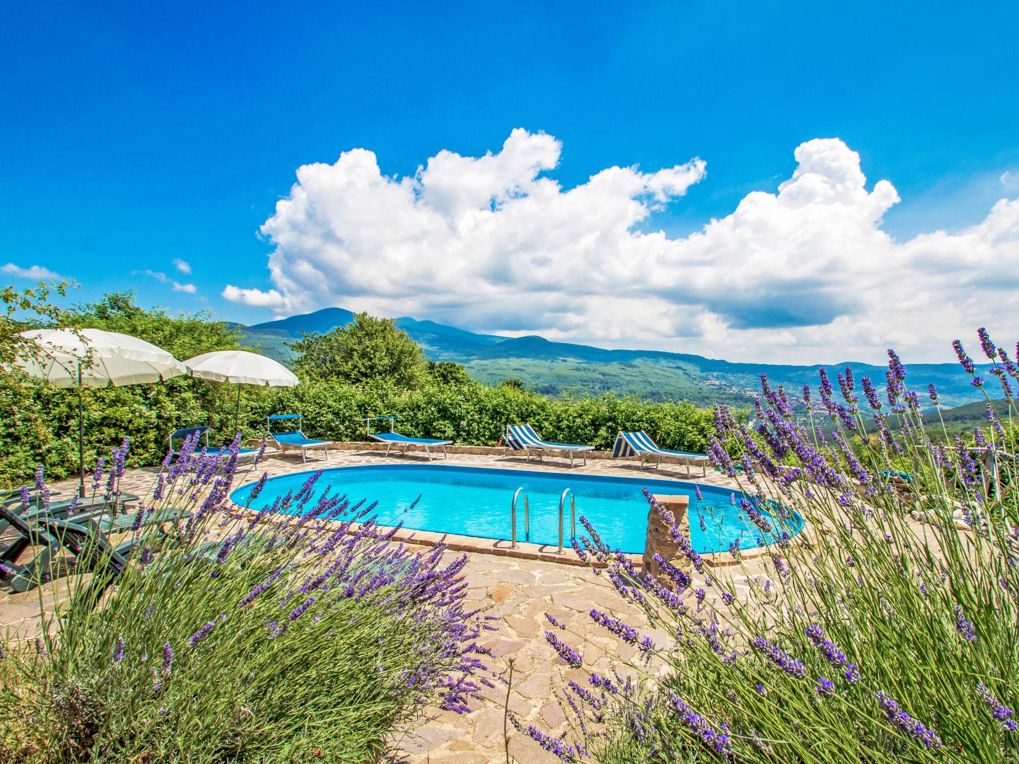 Foto 2 - Apartamento de 2 quartos em Santa Fiora com piscina e jardim