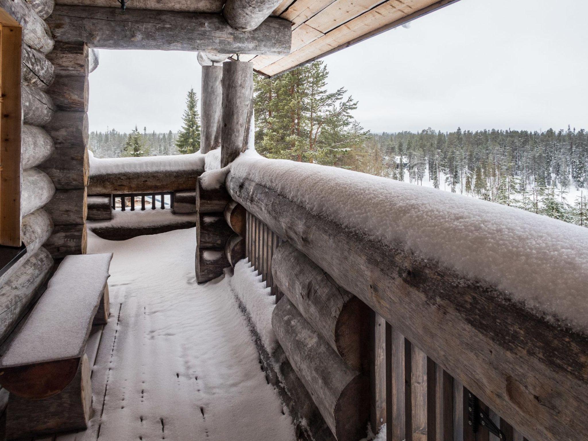 Foto 28 - Casa con 5 camere da letto a Kuusamo con sauna e vista sulle montagne