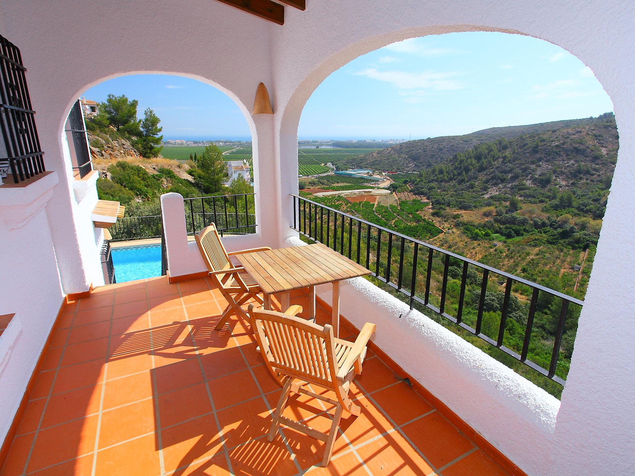 Foto 3 - Casa de 2 habitaciones en Dénia con piscina privada y vistas al mar