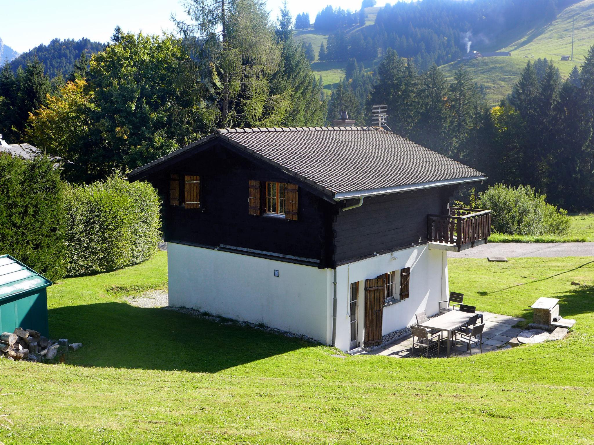 Foto 2 - Casa de 3 habitaciones en Gruyères con jardín y vistas a la montaña