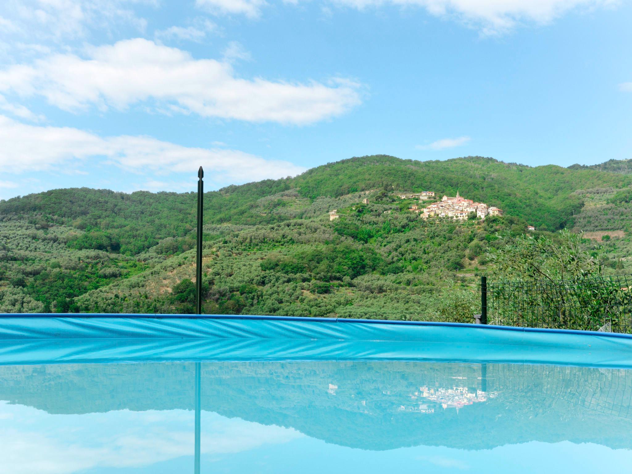 Foto 16 - Appartamento con 2 camere da letto a Prelà con piscina e giardino