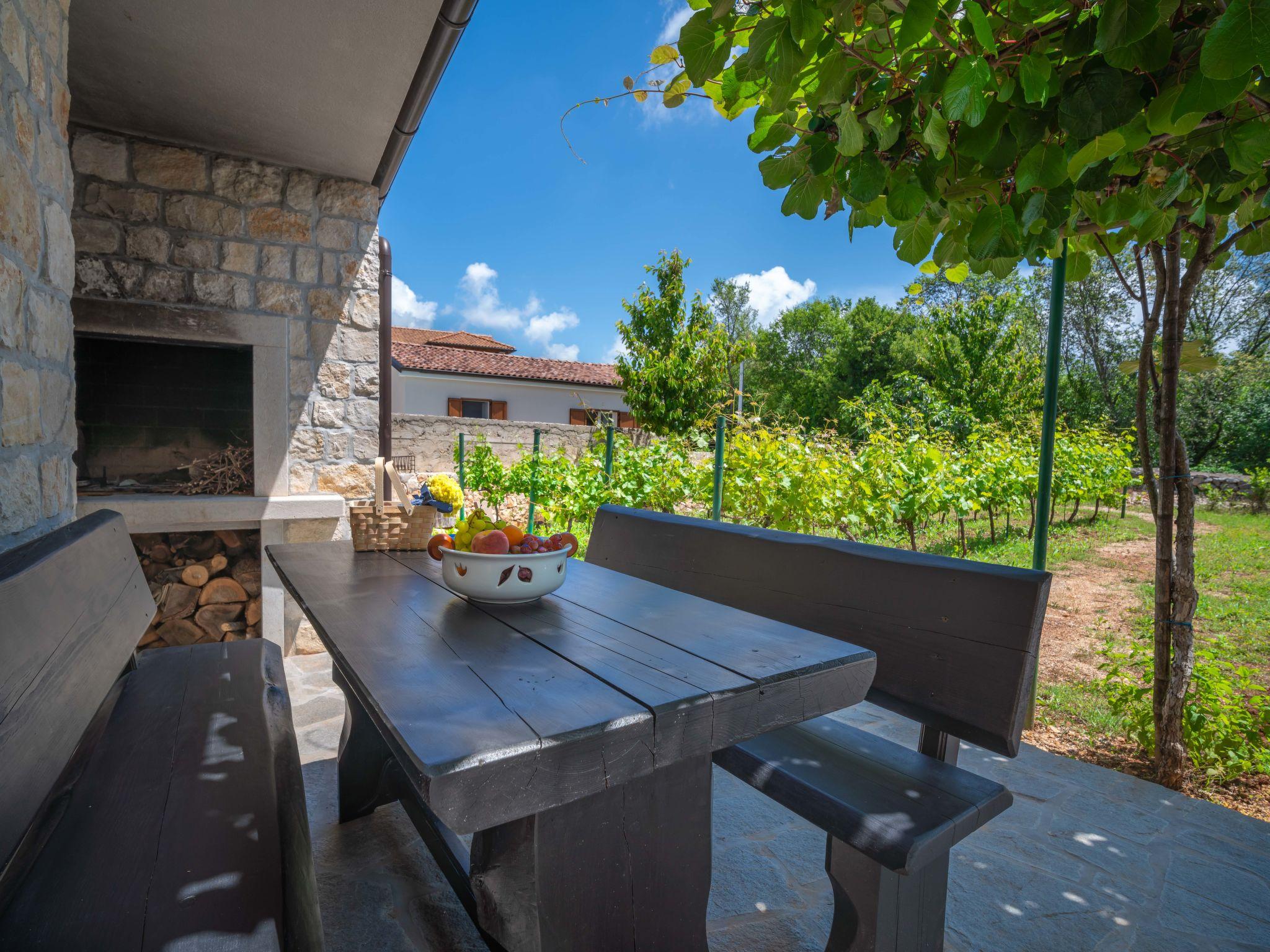 Foto 43 - Casa de 4 quartos em Dobrinj com piscina privada e vistas do mar