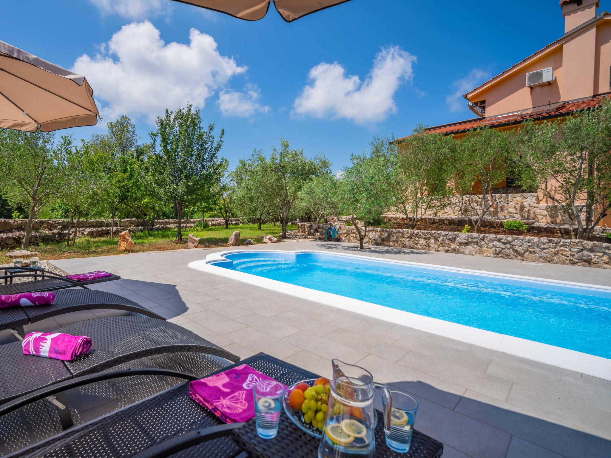 Photo 2 - Maison de 4 chambres à Dobrinj avec piscine privée et vues à la mer