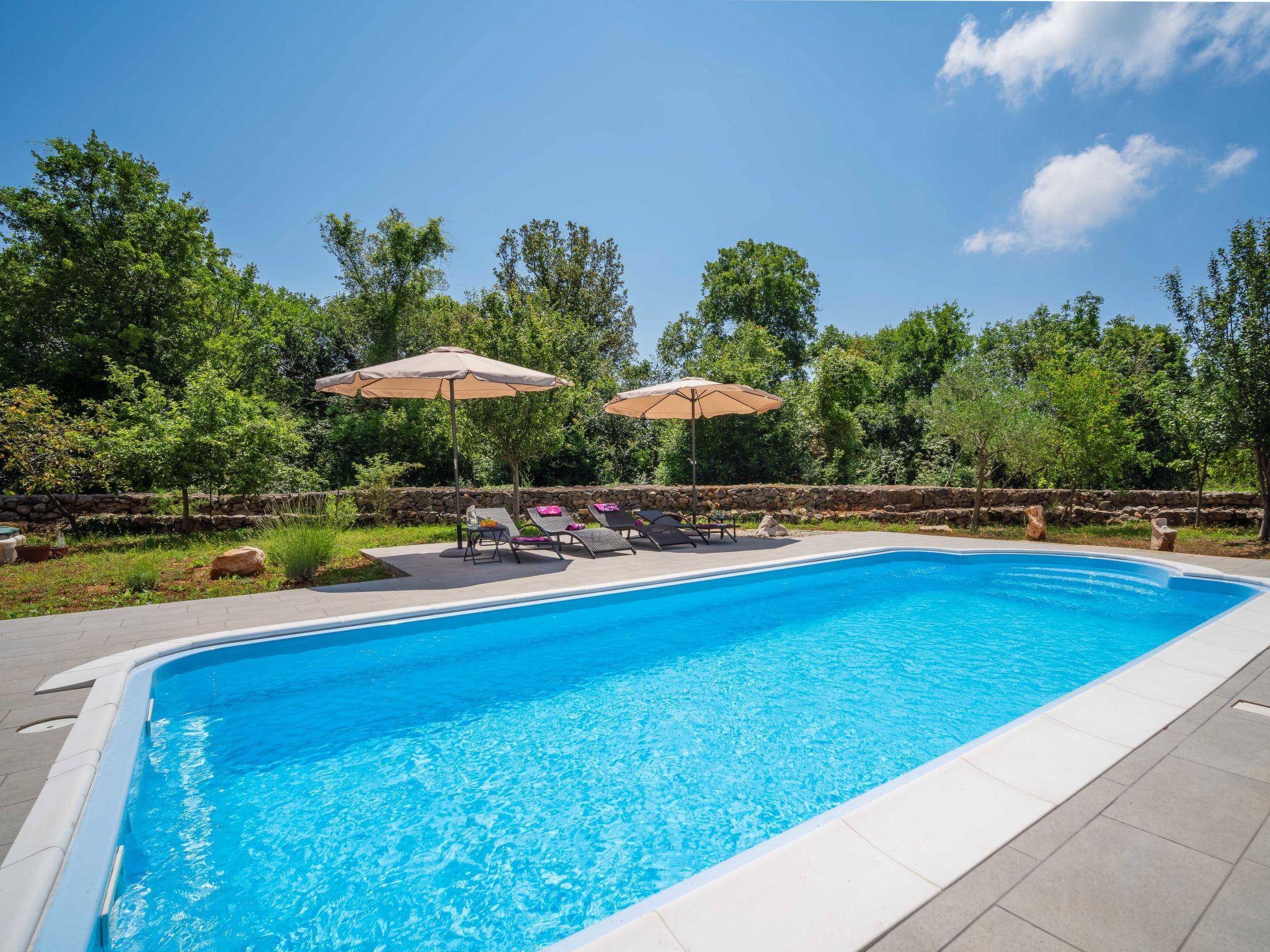 Photo 1 - Maison de 4 chambres à Dobrinj avec piscine privée et vues à la mer