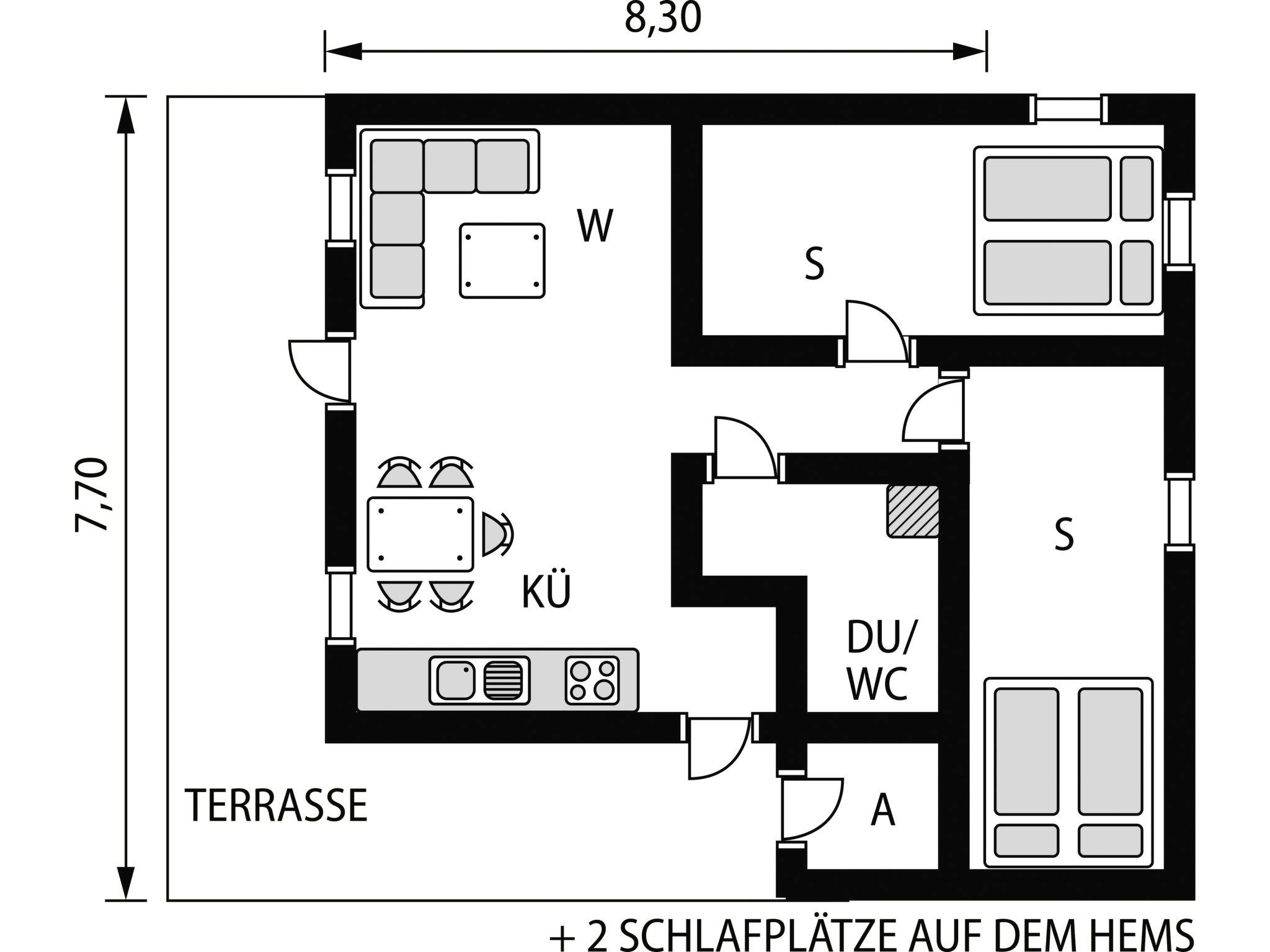 Foto 15 - Casa de 2 quartos em Salbu com jardim e terraço