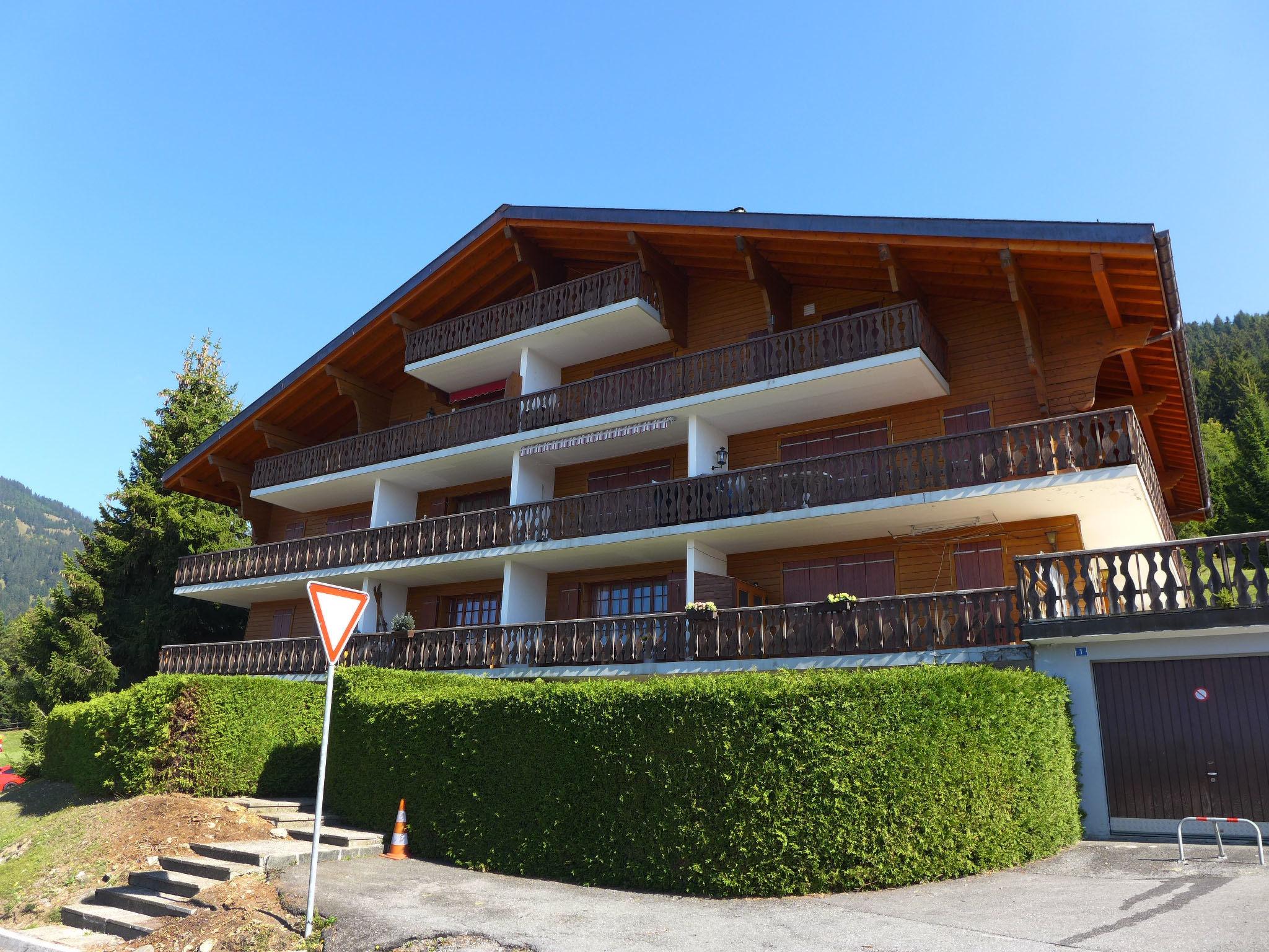 Foto 1 - Apartamento de 3 habitaciones en Ollon con vistas a la montaña
