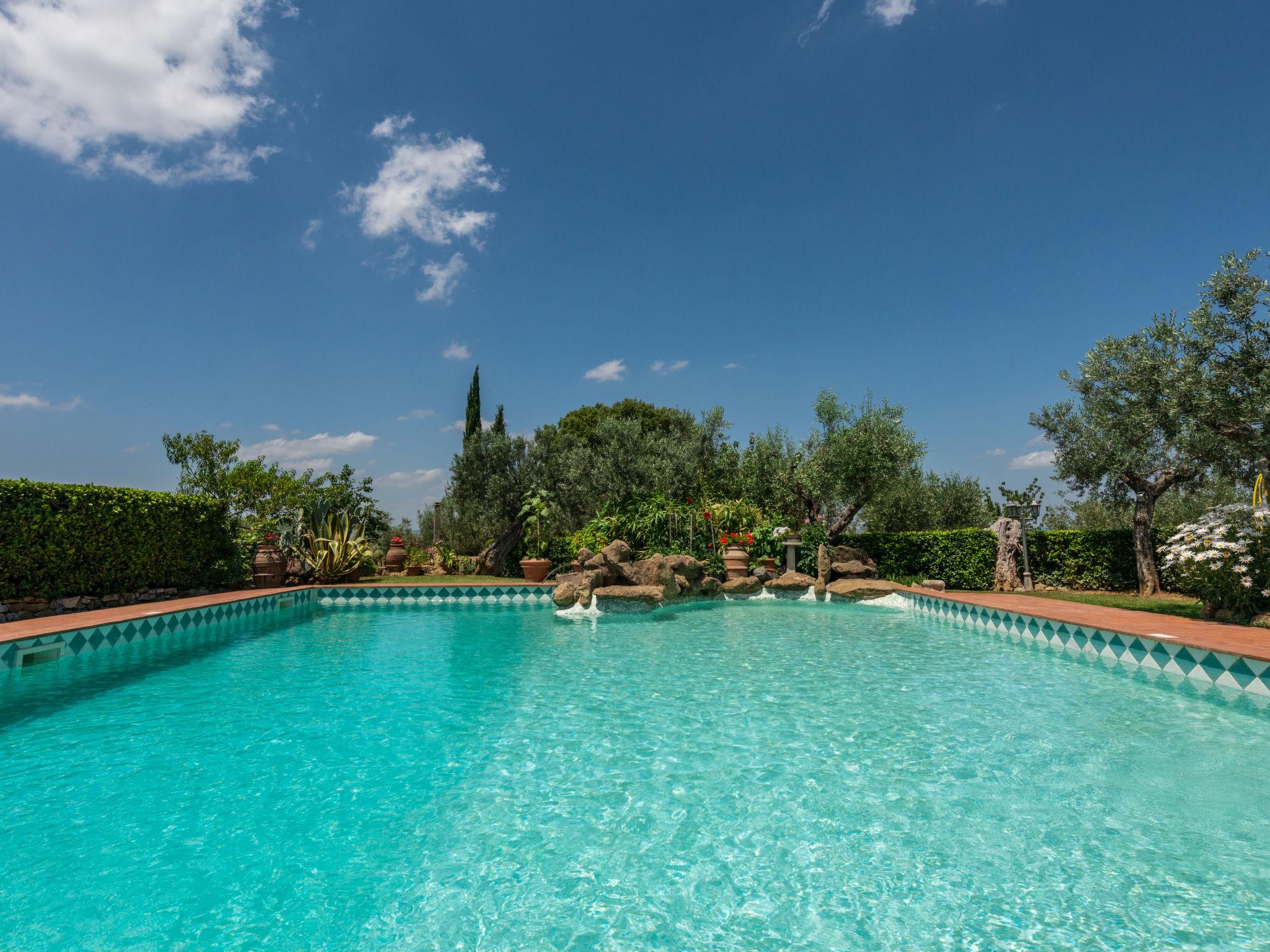 Foto 1 - Casa de 3 quartos em Scansano com piscina privada e vistas do mar