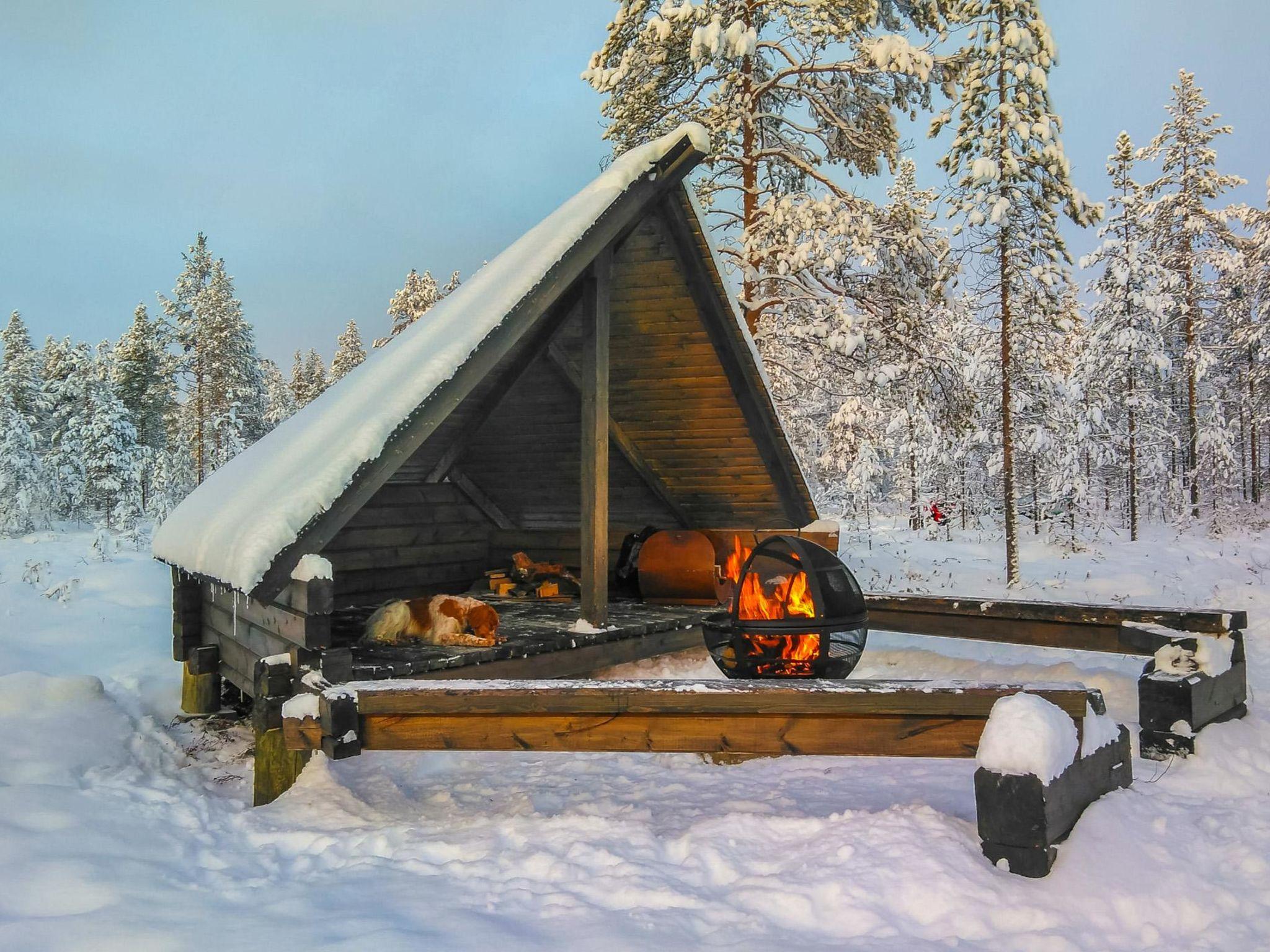 Foto 39 - Casa de 2 quartos em Rovaniemi com sauna e vista para a montanha