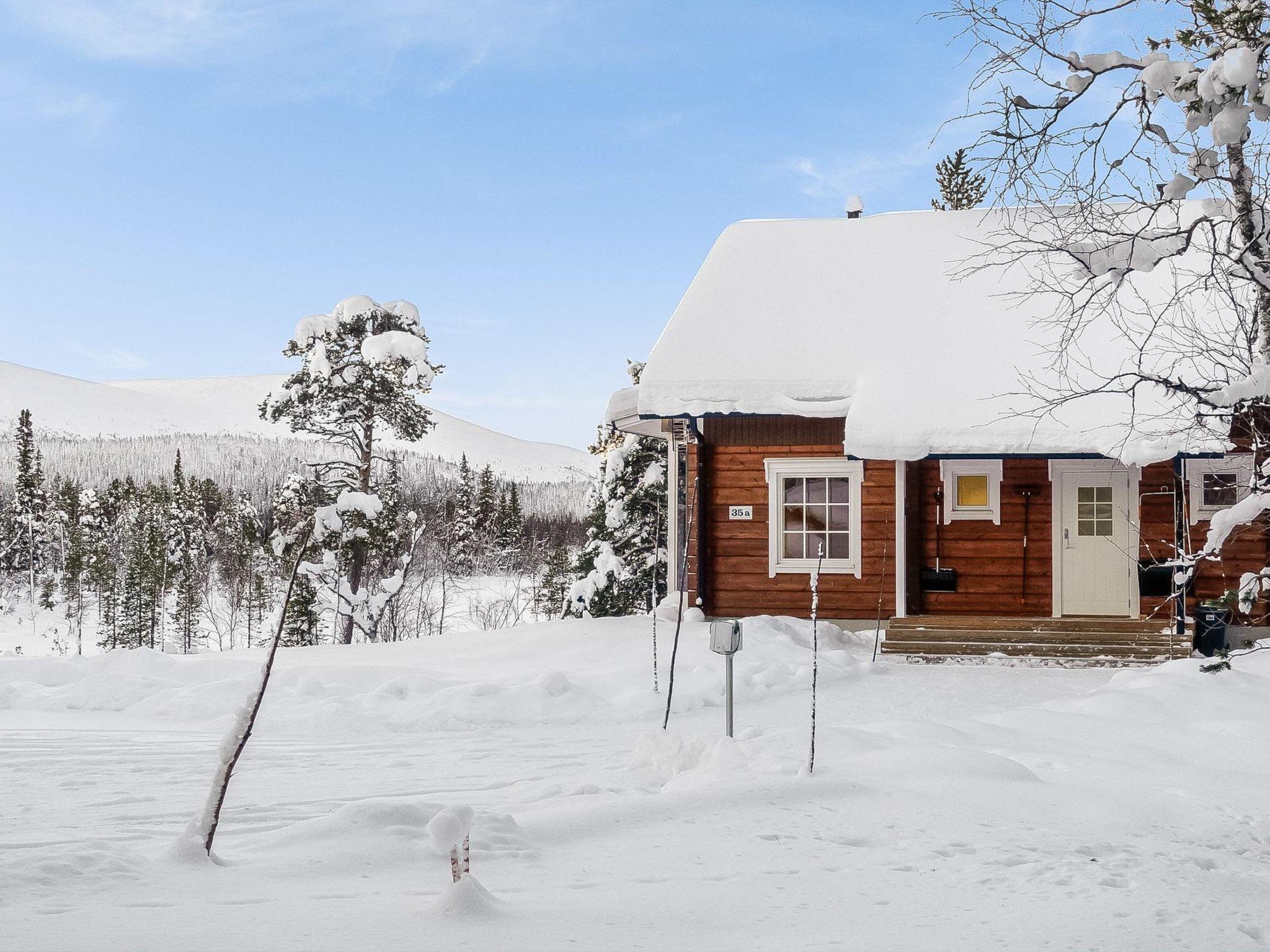 Foto 8 - Casa de 2 habitaciones en Enontekiö con sauna y vistas a la montaña