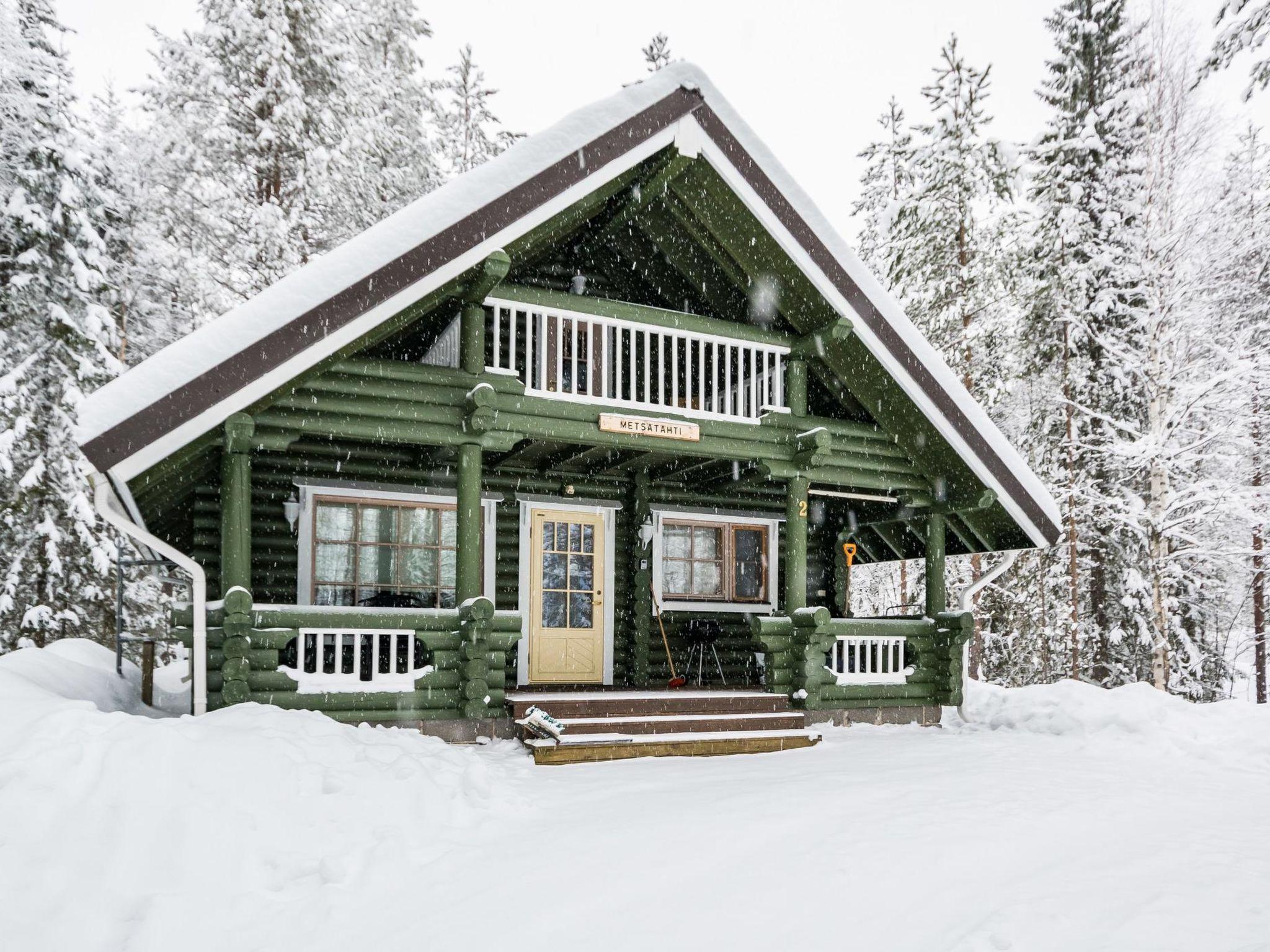 Foto 1 - Haus mit 1 Schlafzimmer in Puolanka mit sauna und blick auf die berge