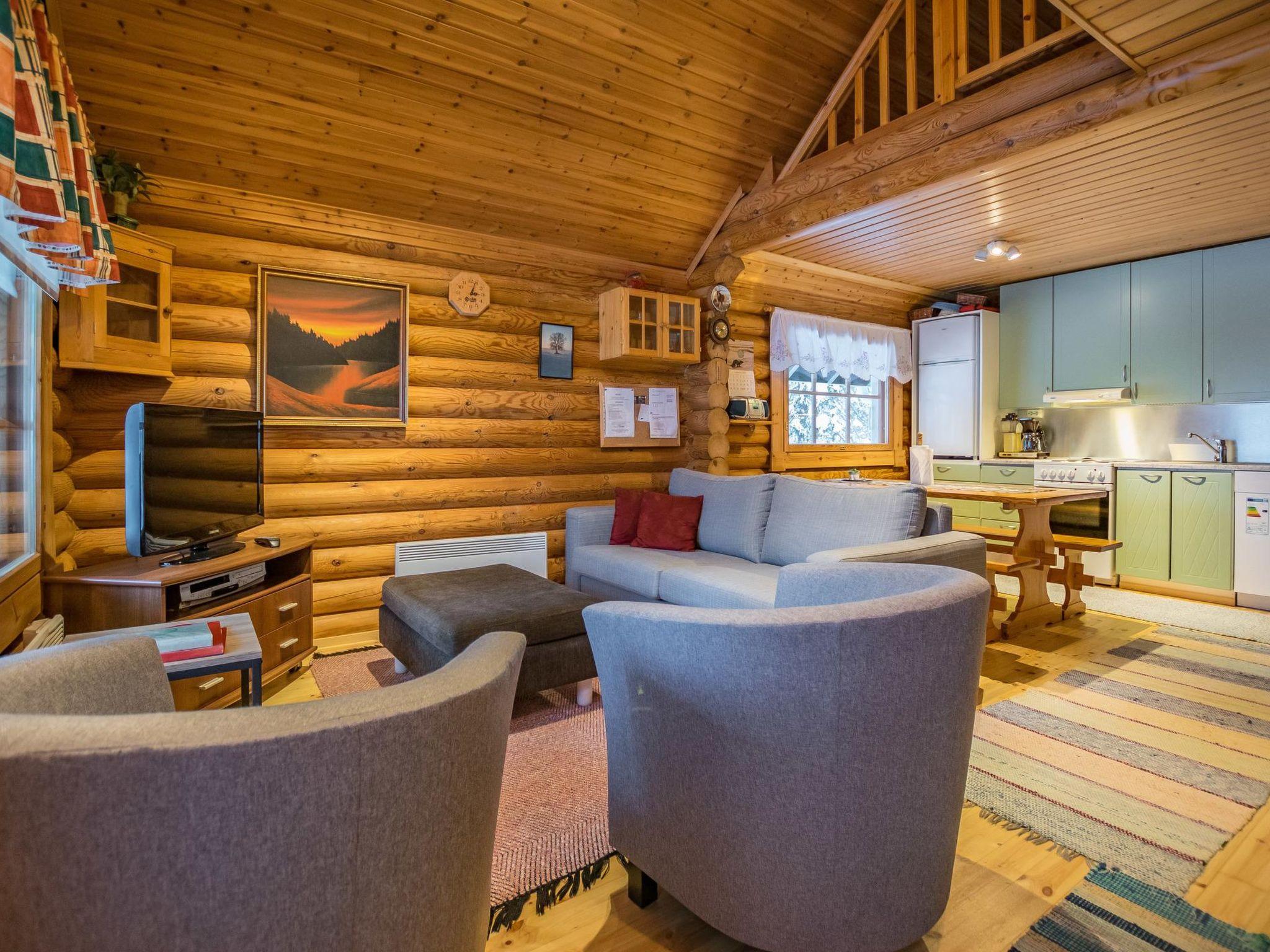 Photo 2 - Maison de 1 chambre à Puolanka avec sauna et vues sur la montagne