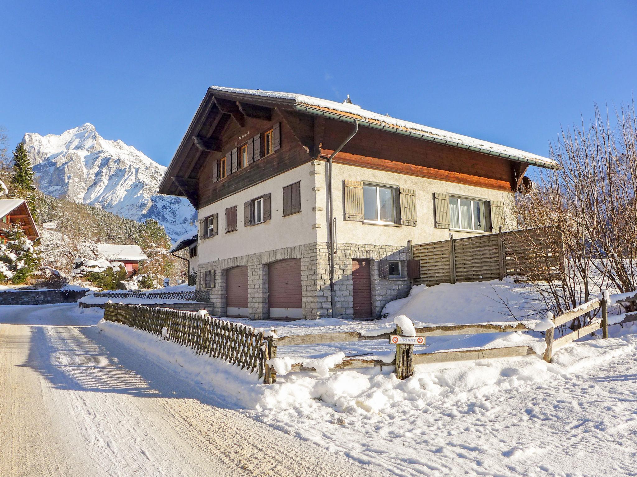 Foto 23 - Apartamento de 1 habitación en Grindelwald con jardín y vistas a la montaña