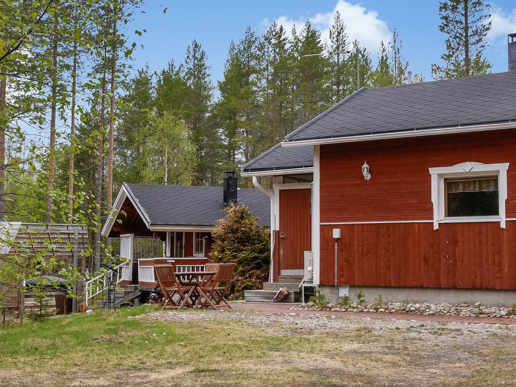 Foto 3 - Haus mit 1 Schlafzimmer in Pudasjärvi mit sauna und blick auf die berge