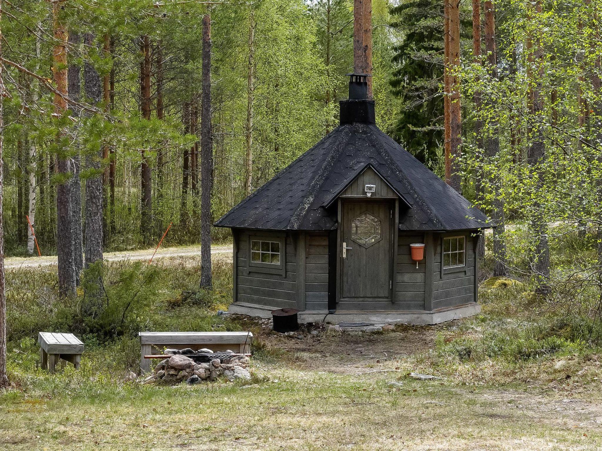 Foto 6 - Haus mit 1 Schlafzimmer in Pudasjärvi mit sauna und blick auf die berge