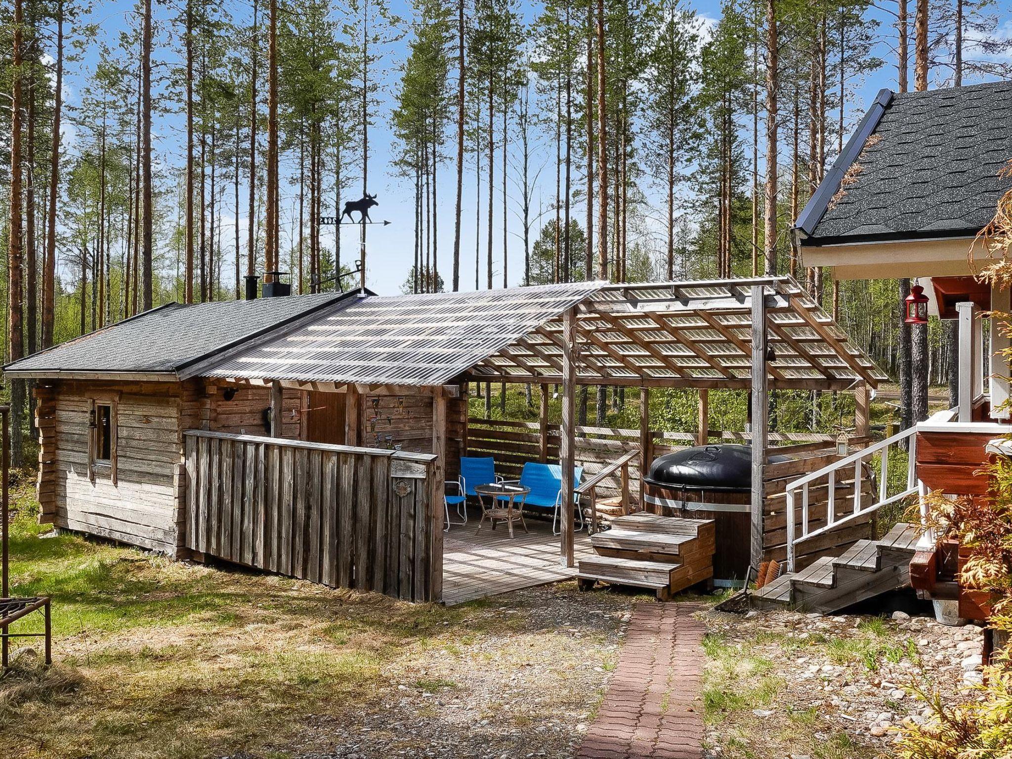 Foto 15 - Haus mit 1 Schlafzimmer in Pudasjärvi mit sauna und blick auf die berge