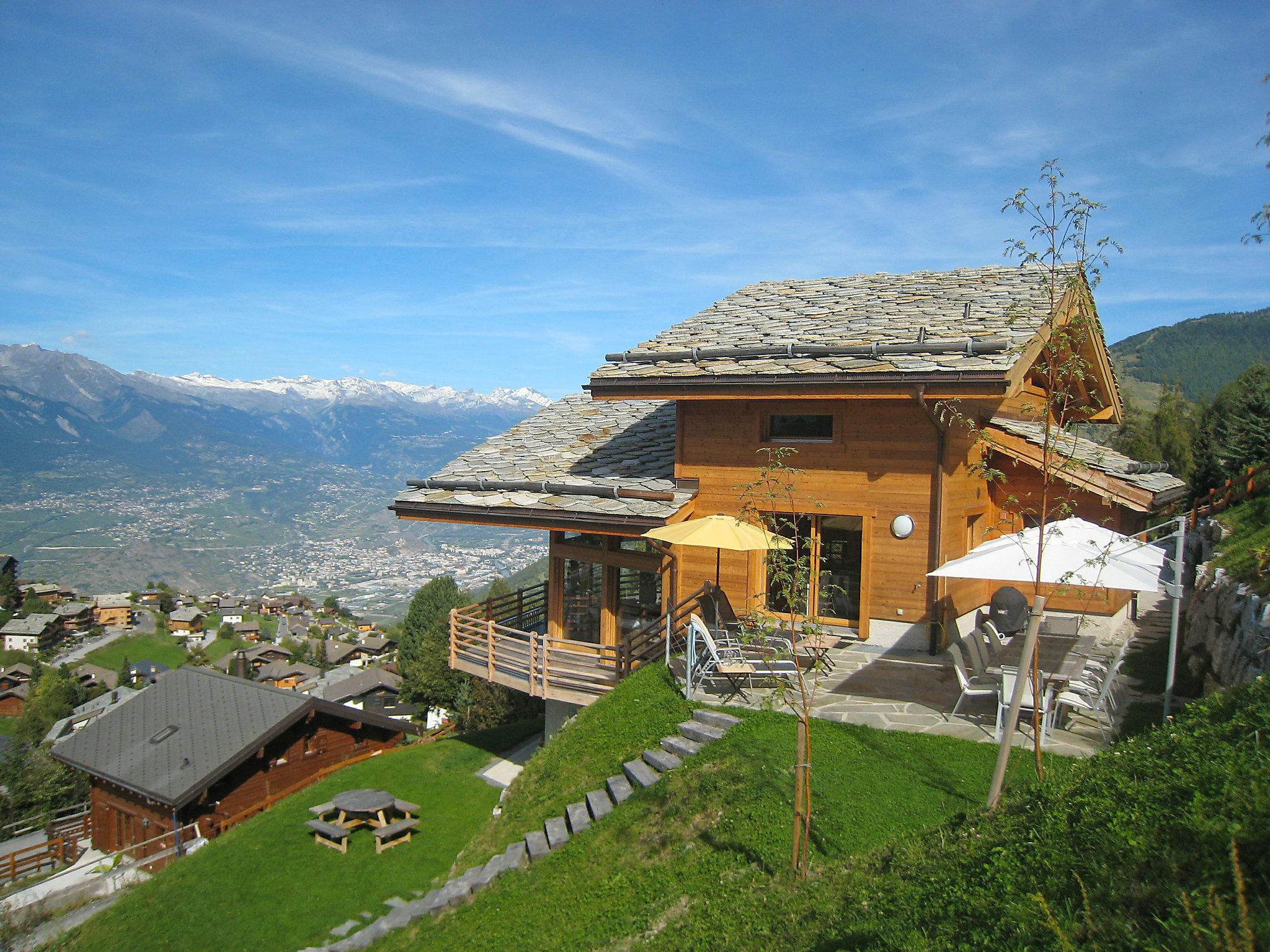 Foto 1 - Casa de 5 quartos em Nendaz com jardim e vista para a montanha