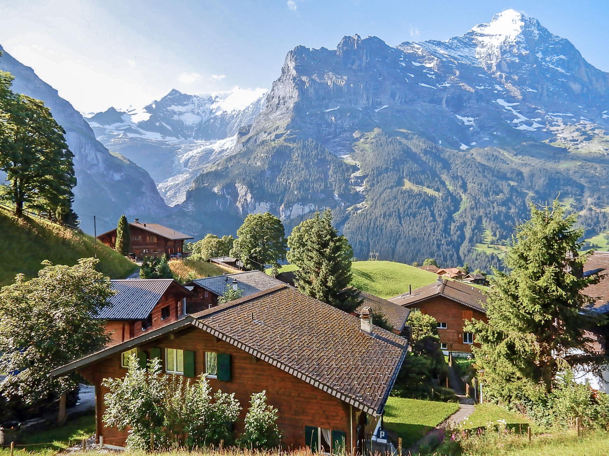 Foto 15 - Apartment mit 2 Schlafzimmern in Grindelwald mit blick auf die berge