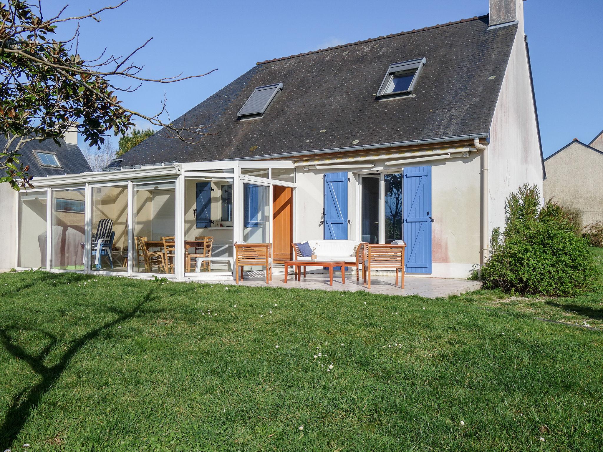 Foto 1 - Casa de 2 habitaciones en Saint-Philibert con jardín y vistas al mar