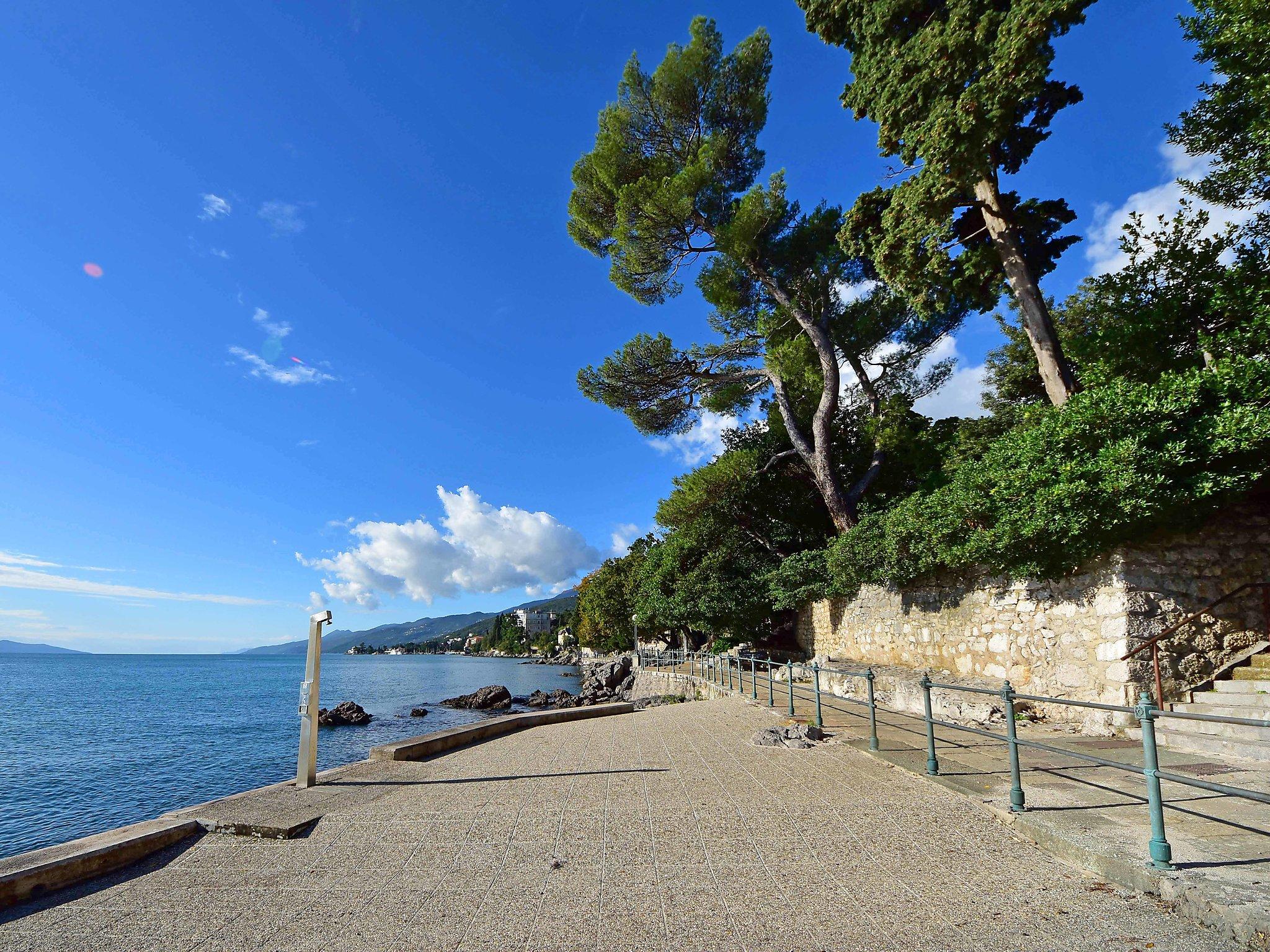 Foto 16 - Appartamento con 1 camera da letto a Opatija con terrazza e vista mare