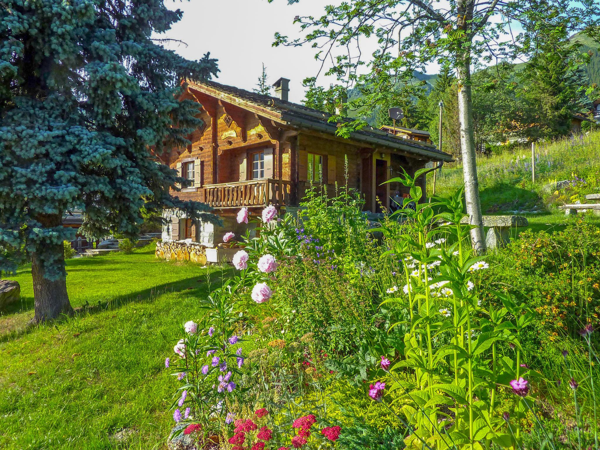 Foto 1 - Casa de 3 habitaciones en Val de Bagnes con jardín y vistas a la montaña