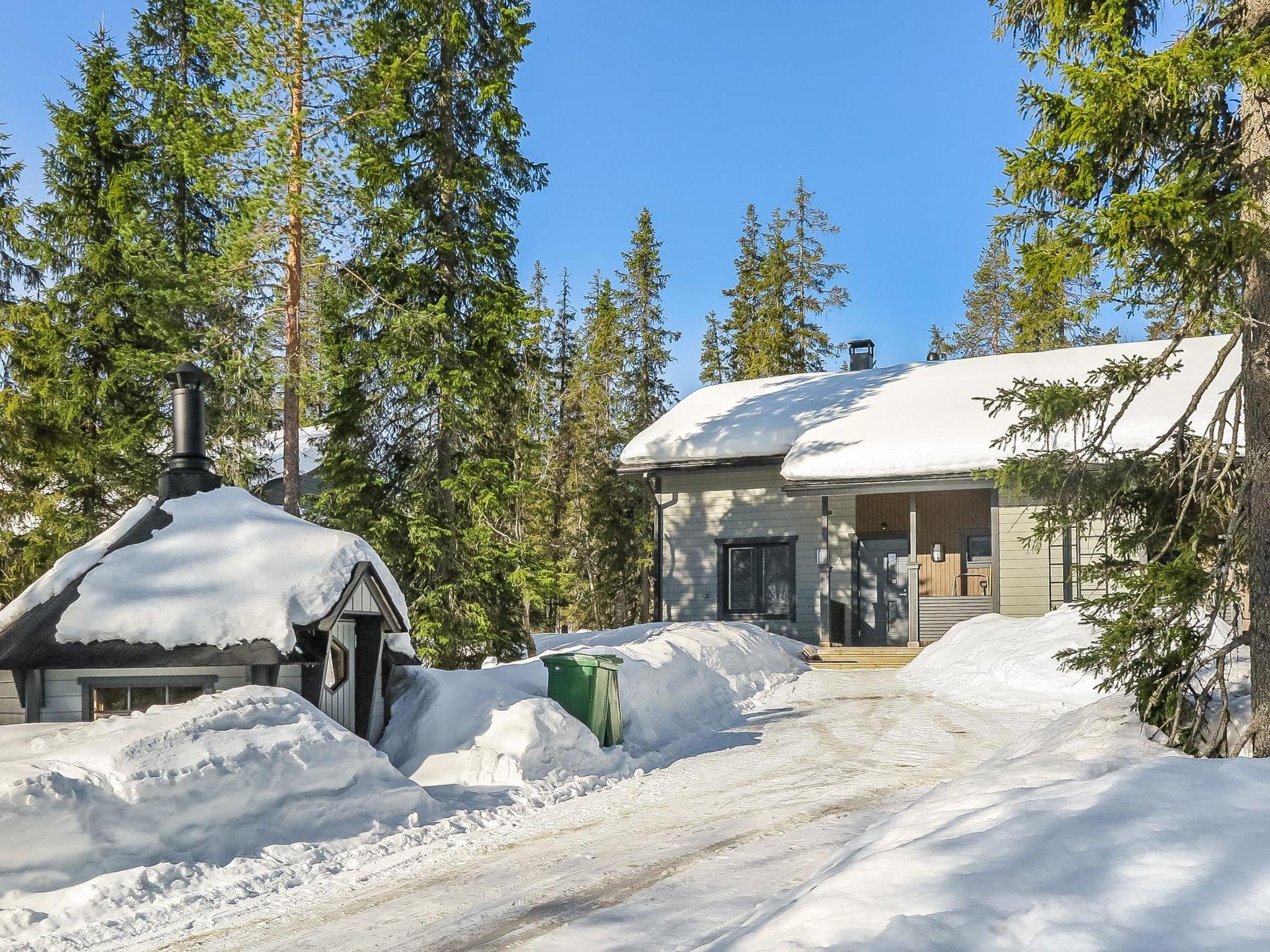 Foto 5 - Haus mit 1 Schlafzimmer in Pudasjärvi mit sauna und blick auf die berge