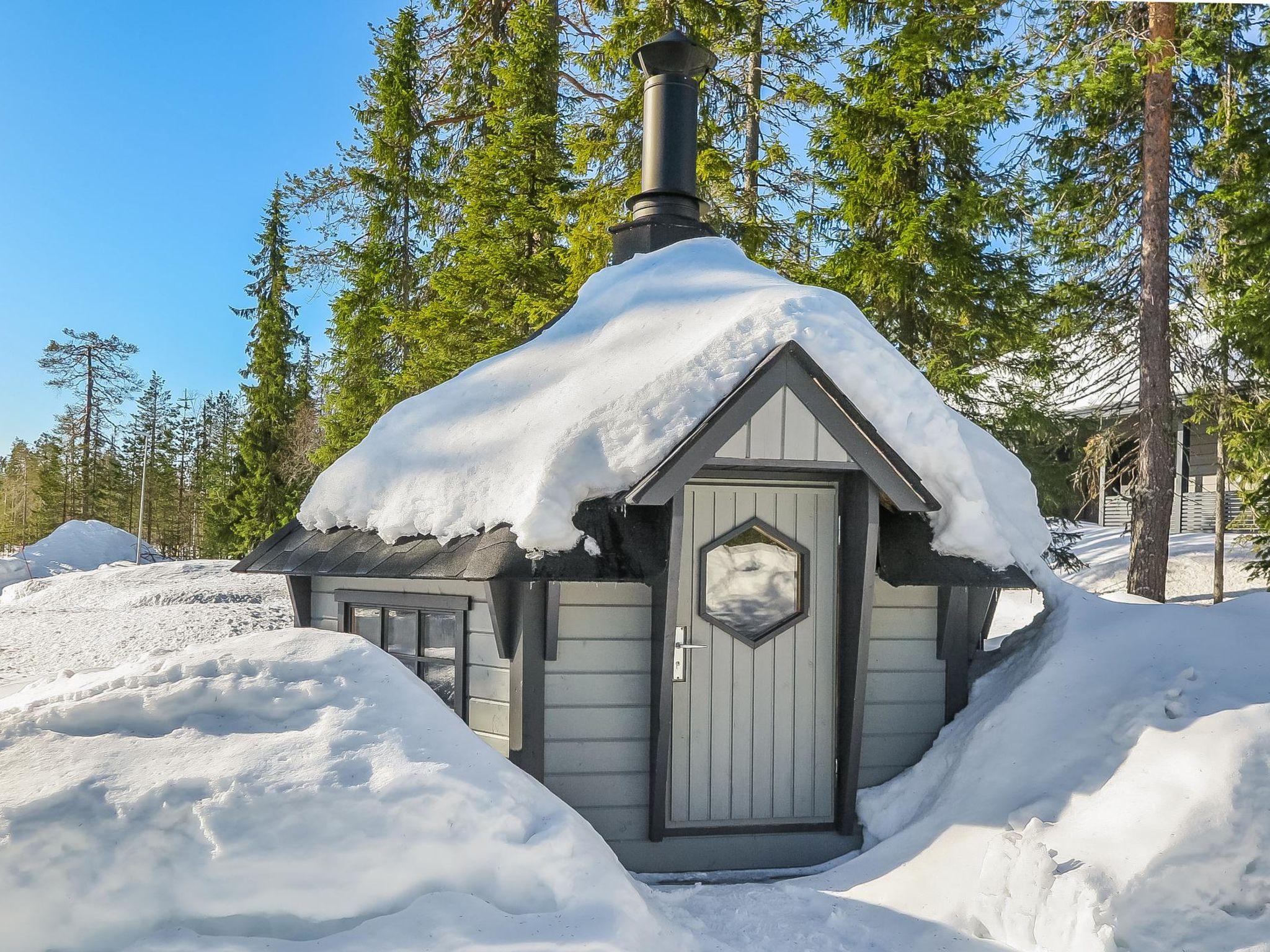 Foto 26 - Haus mit 1 Schlafzimmer in Pudasjärvi mit sauna und blick auf die berge