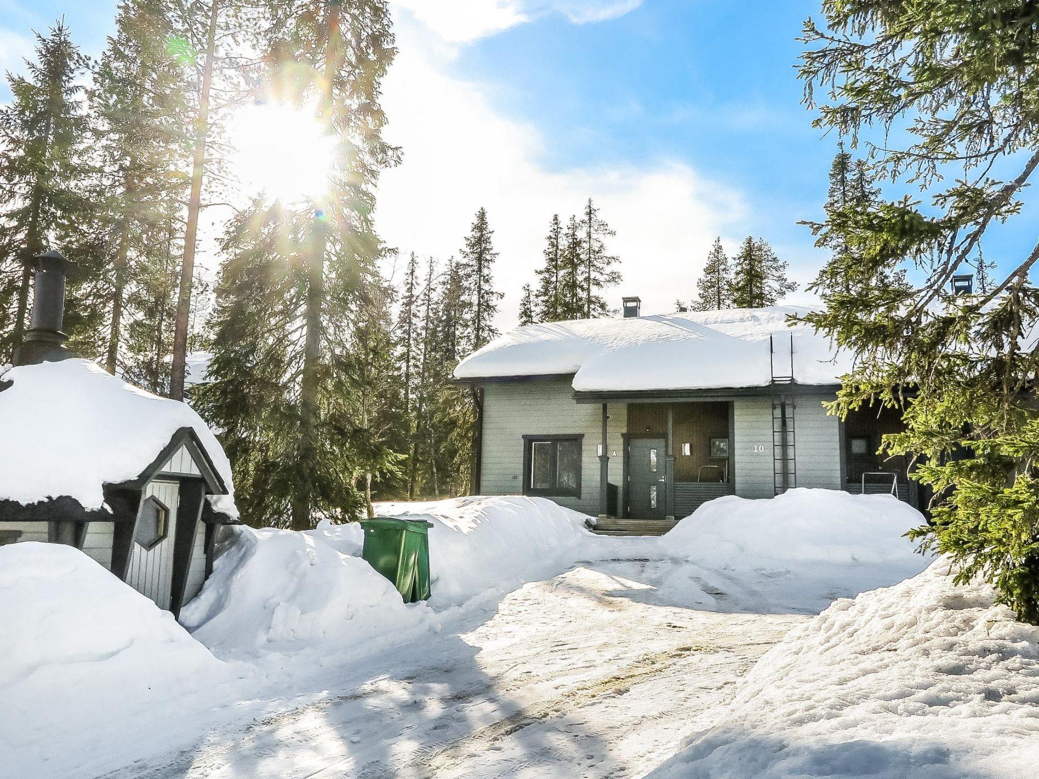 Foto 2 - Haus mit 1 Schlafzimmer in Pudasjärvi mit sauna und blick auf die berge