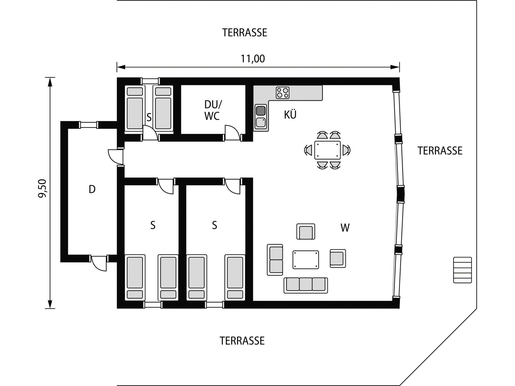 Foto 14 - Casa de 3 habitaciones en Sande i Sunnfjord con terraza