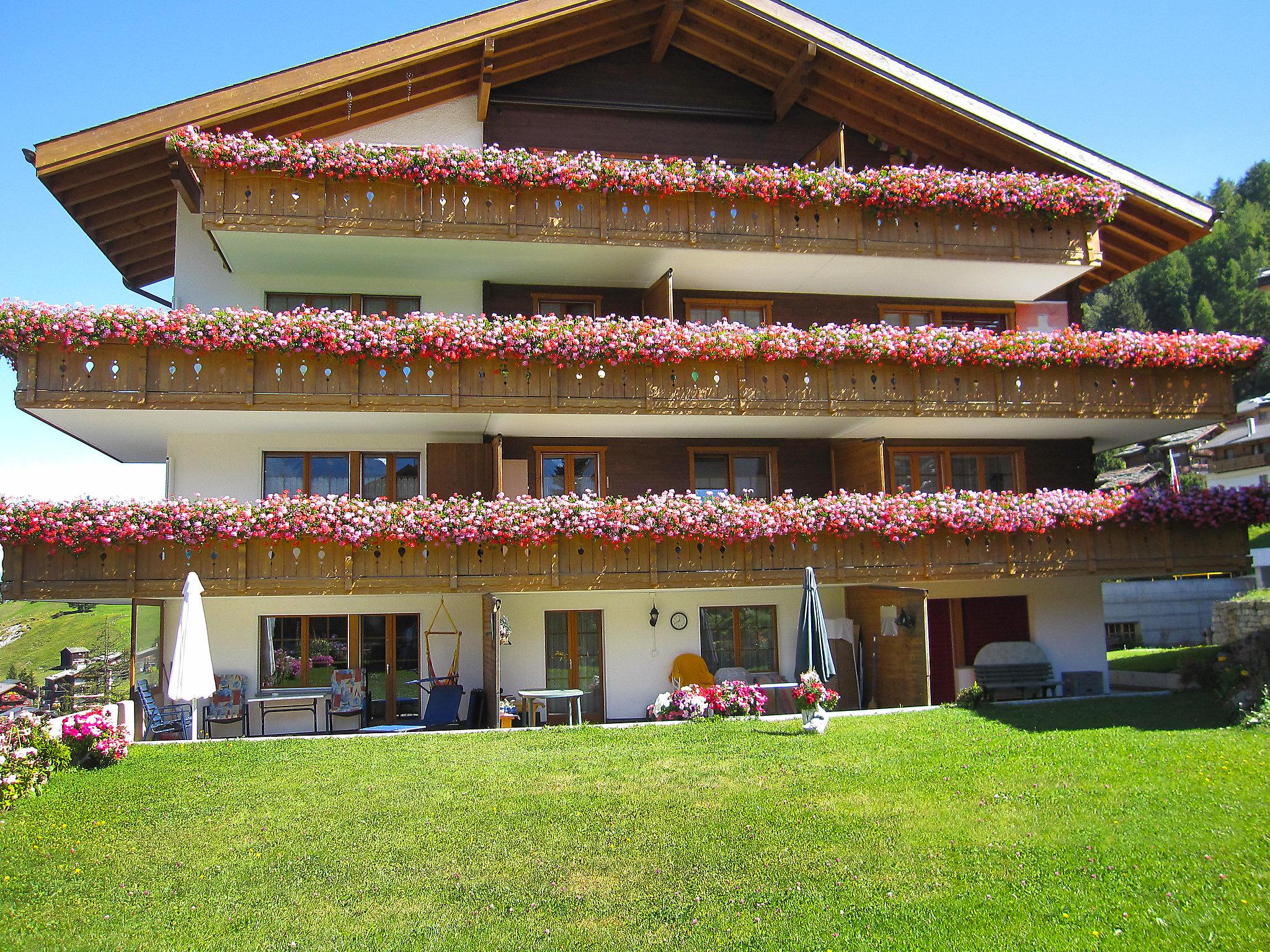 Photo 1 - Appartement de 1 chambre à Grächen avec jardin et terrasse