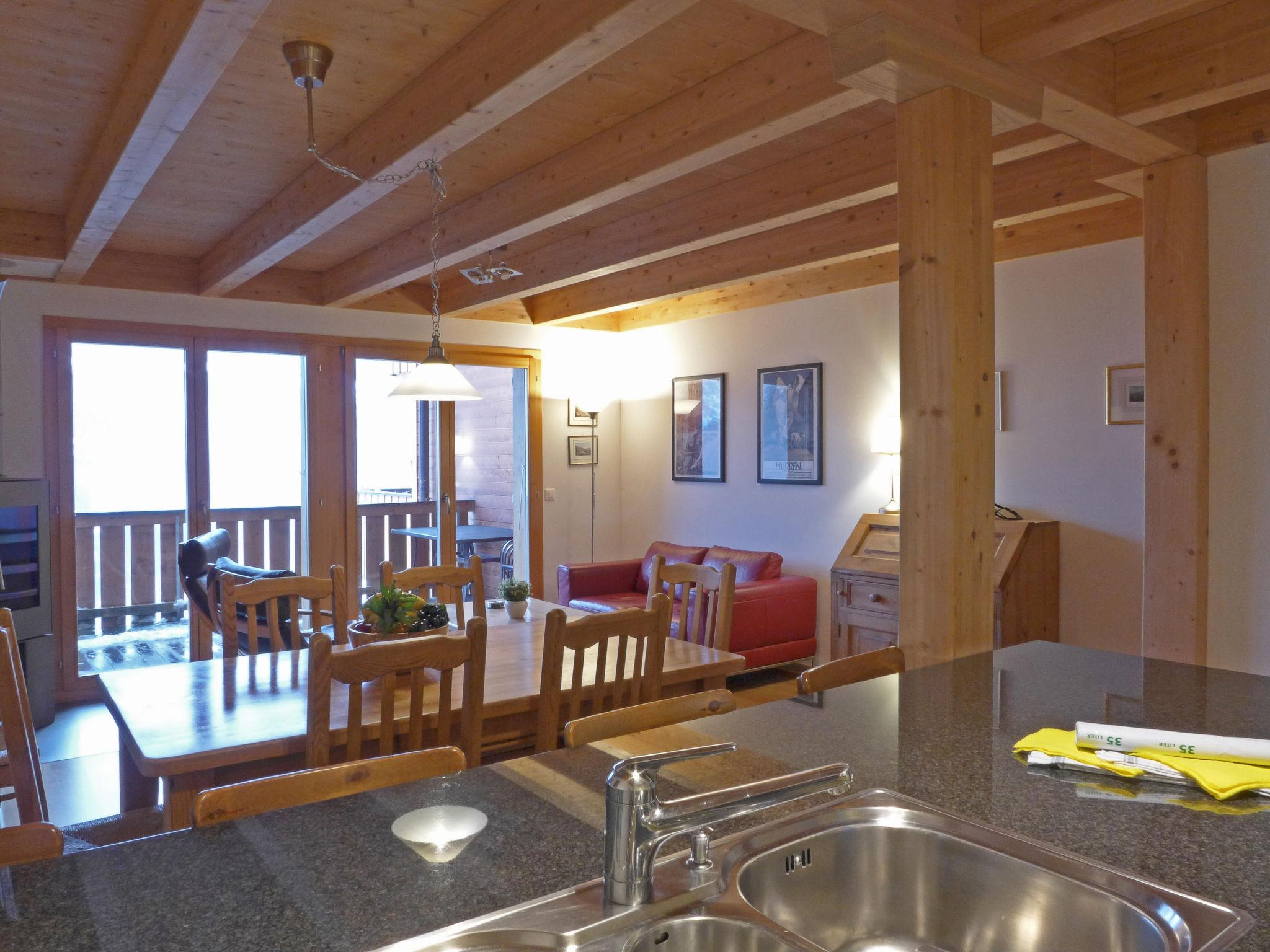 Foto 8 - Apartamento de 4 quartos em Lauterbrunnen com jardim