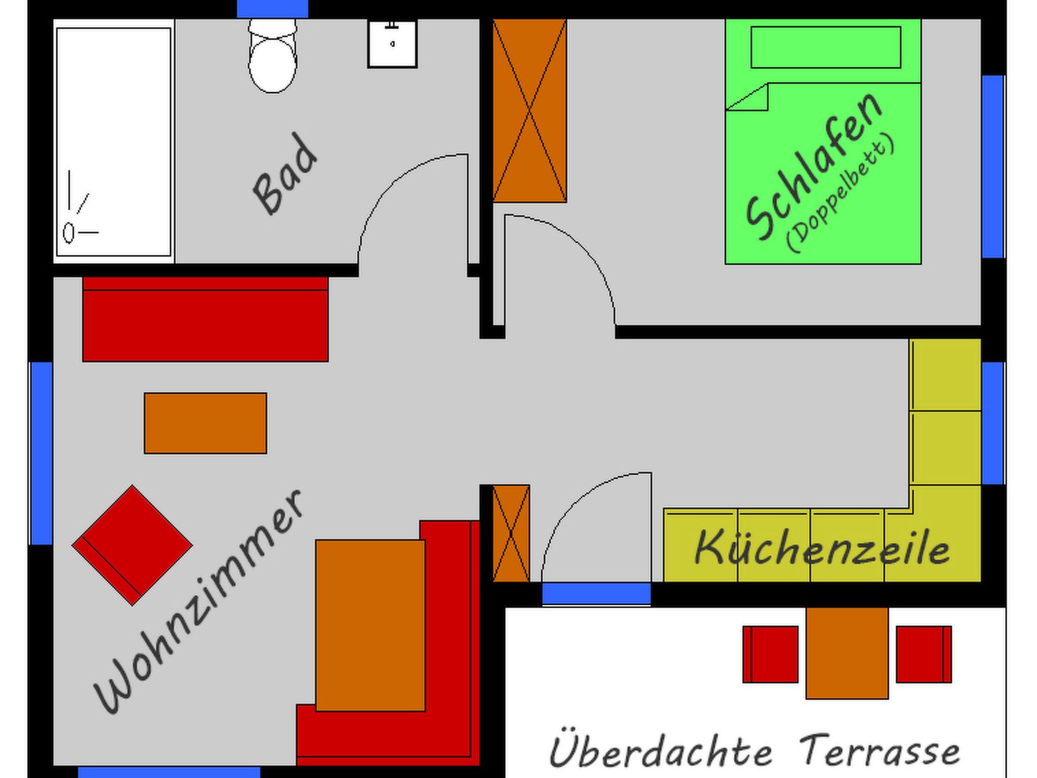 Foto 10 - Haus mit 1 Schlafzimmer in Bad Emstal mit schwimmbad und blick auf die berge